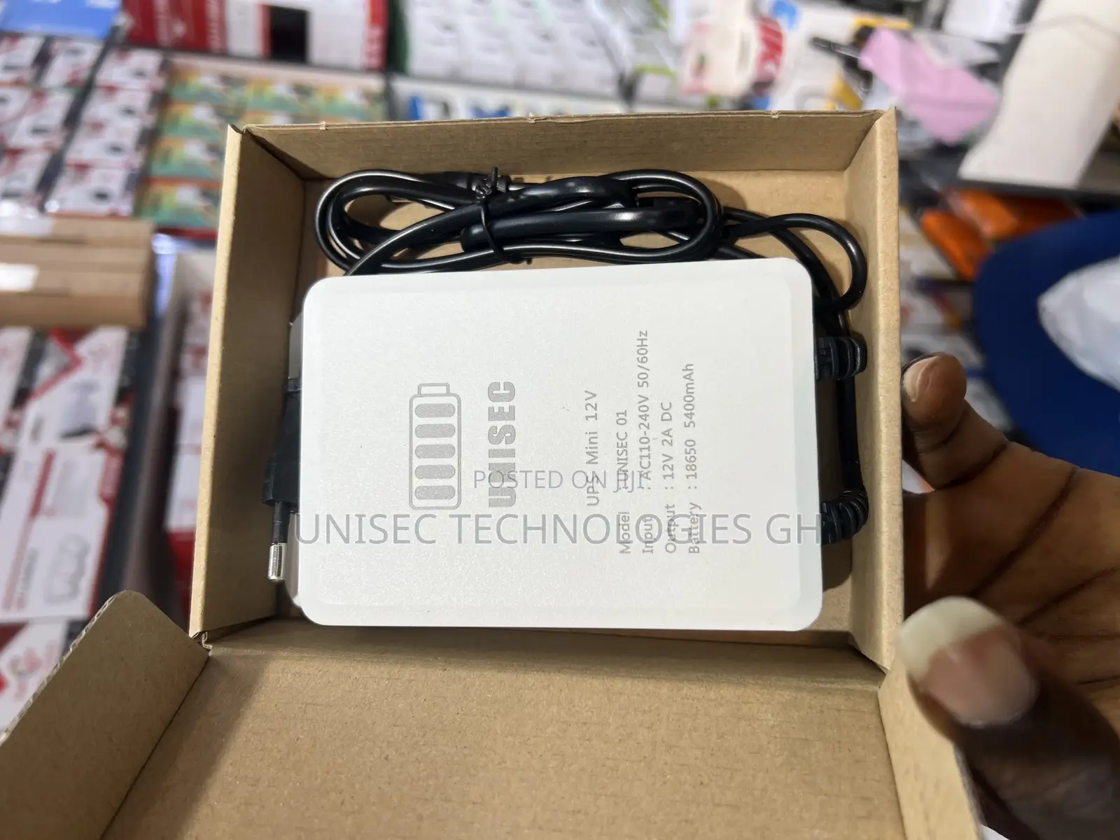 Mini Ups Power Supply Adapter for CCTV Camera and Router