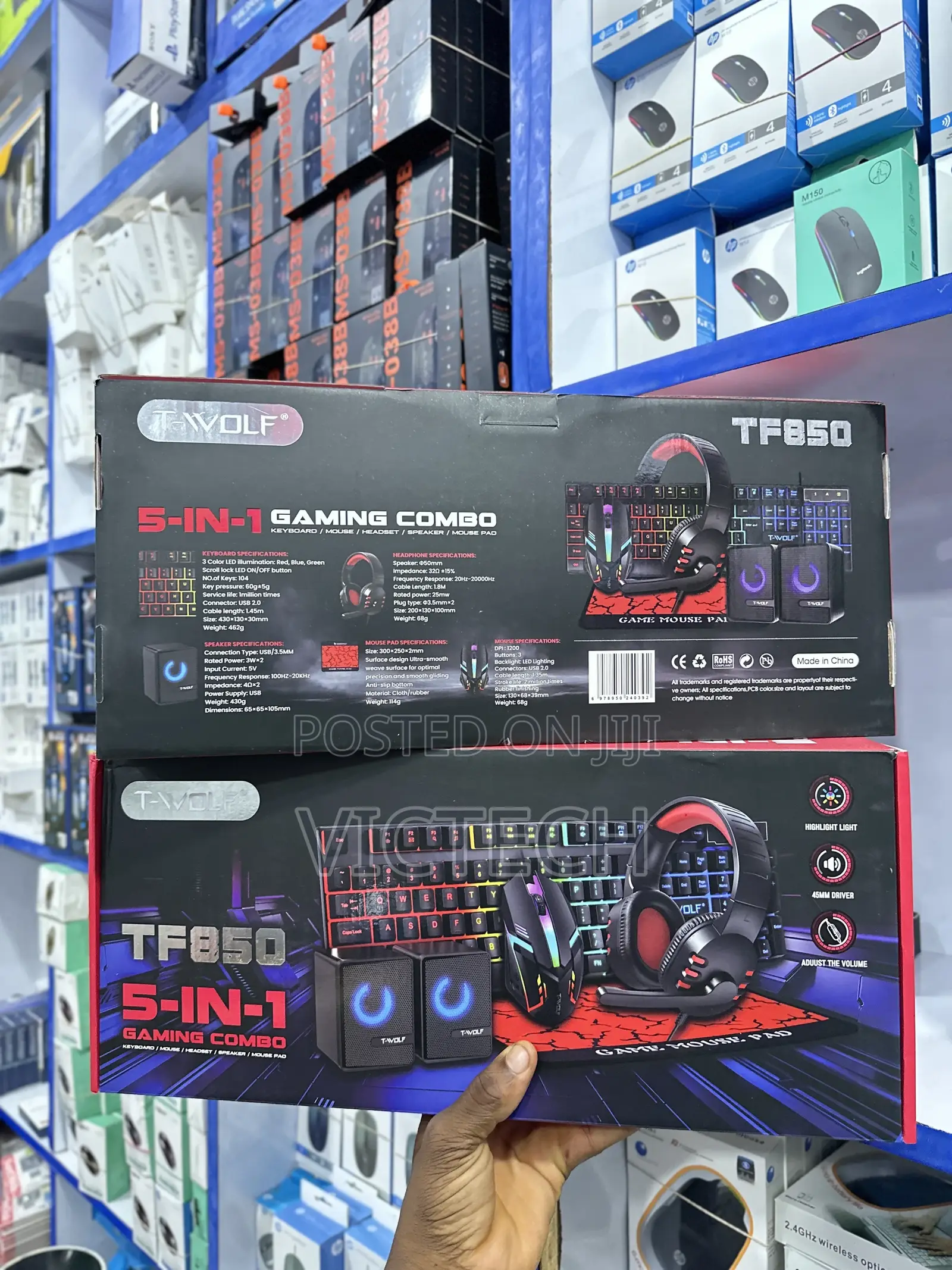 T-Wolf 5 in 1 Gaming Keyboard