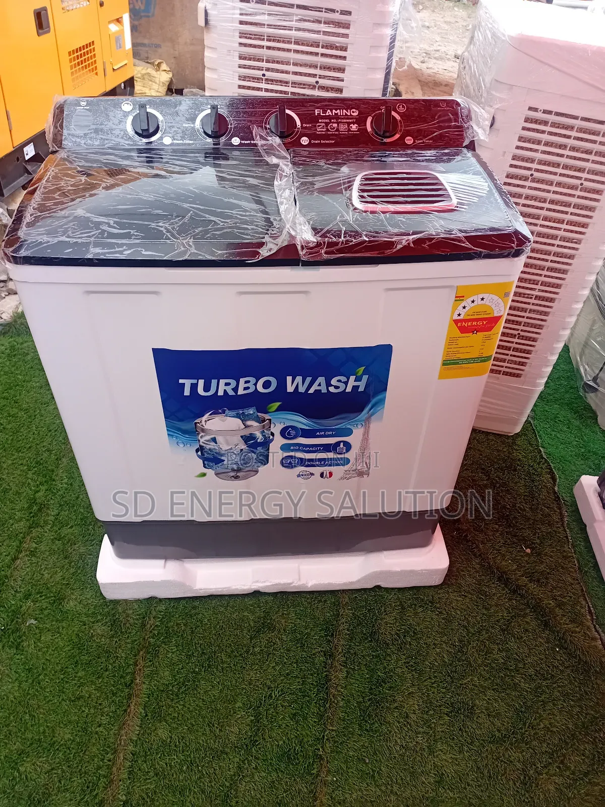 Megaload Washing Machine 12kg Flamino