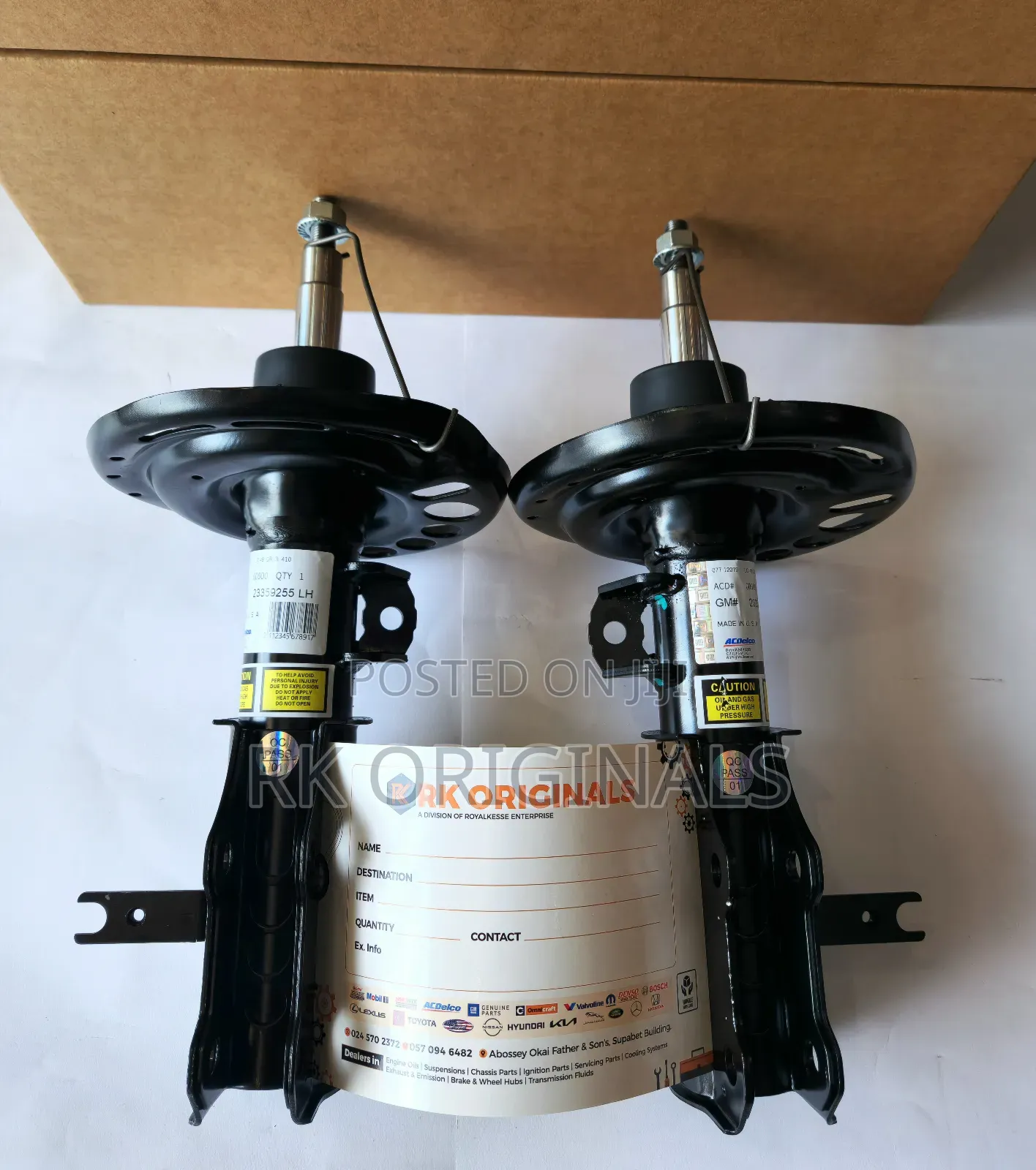 Chevrolet Malibu 2016-2025 Ac Delco Front Shock Absorber From Usa🇺🇸