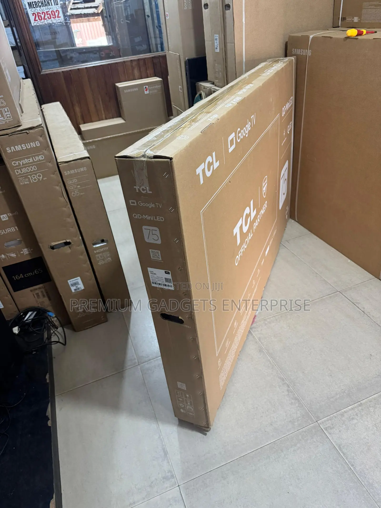 TCL 75" Smart Qd-Mini Led 75c6k HDR 10+ Gaming Google Tv 2025 Model