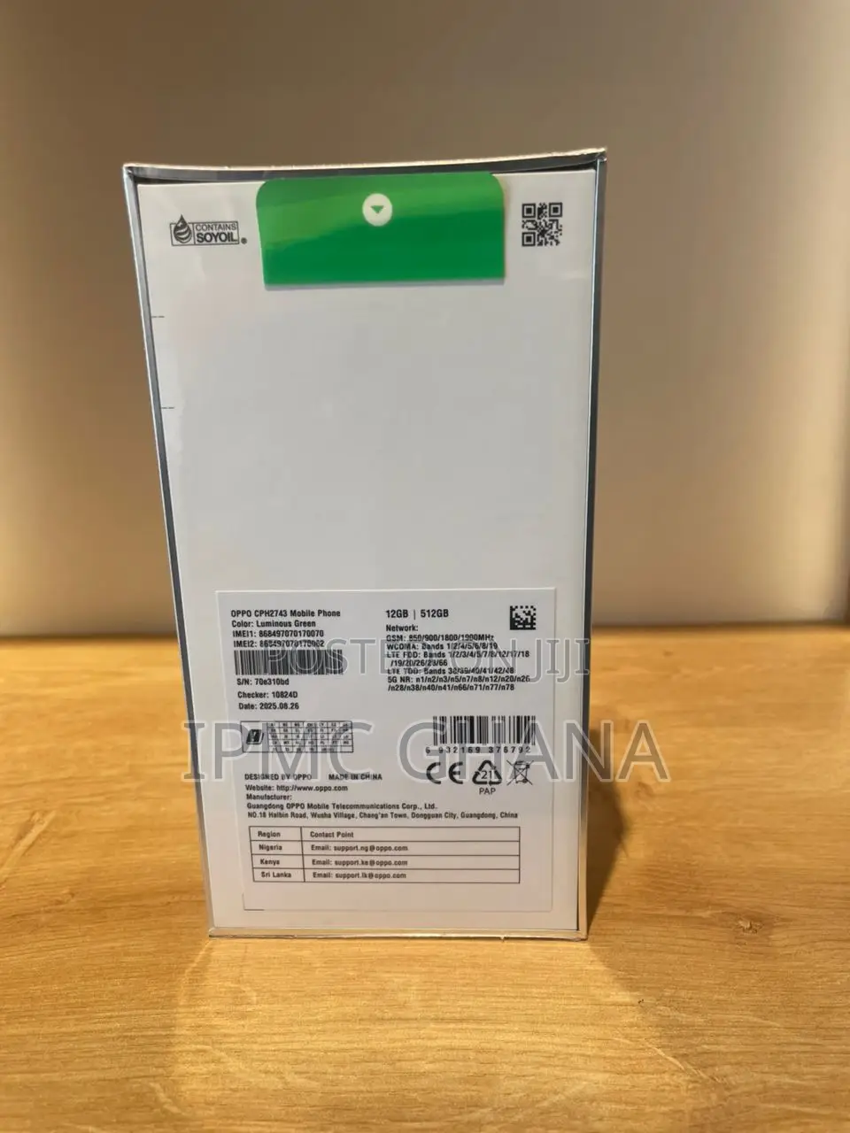 New Oppo Reno14 512 GB Black