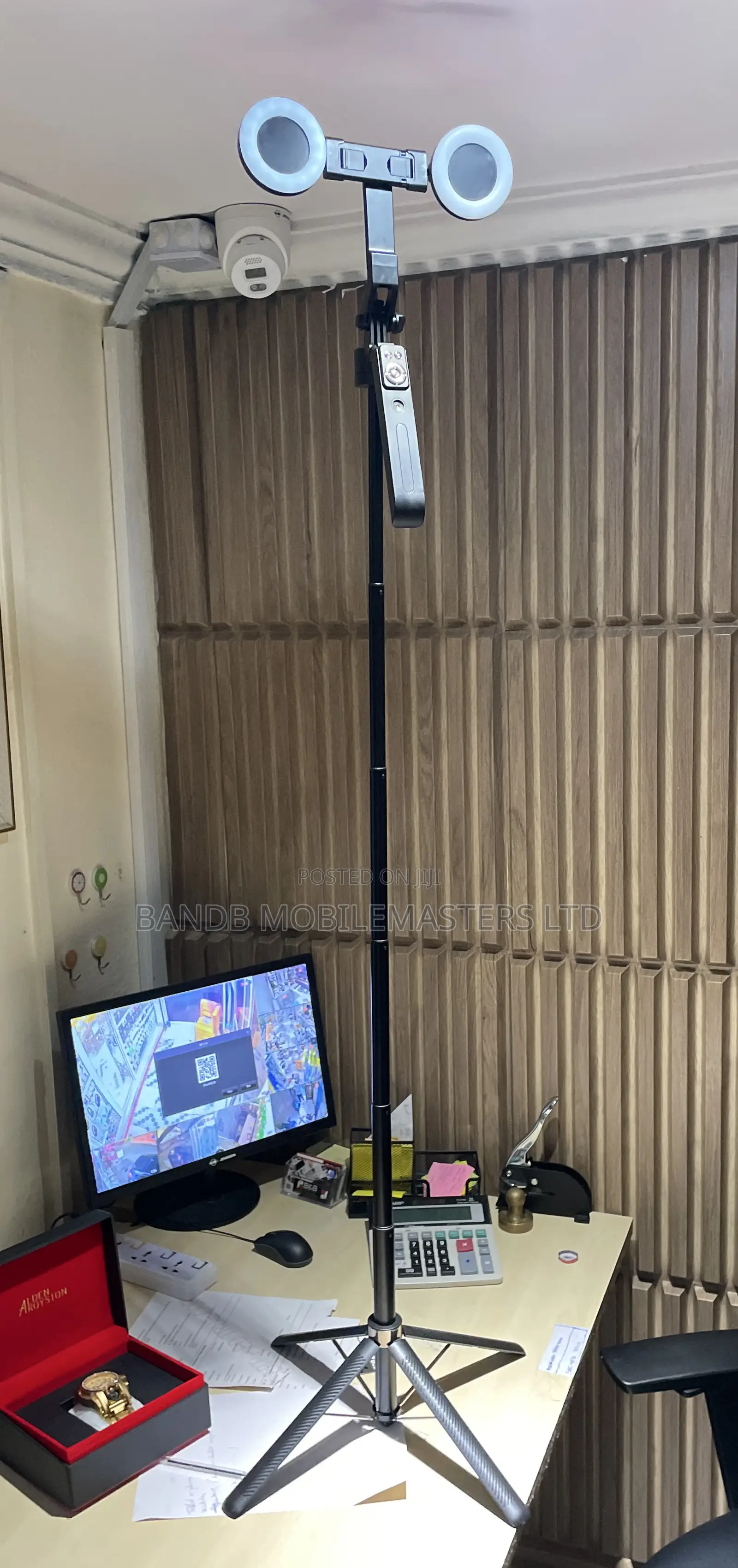 C12 Ai Tracking Camera Remote and Stable Selfie Stick Quadrupod