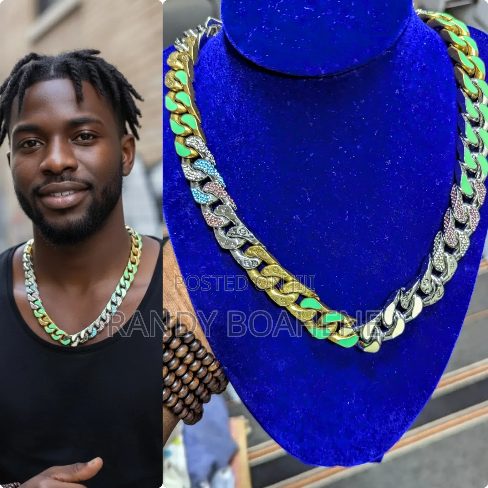 Colored Zircon Ice Necklace