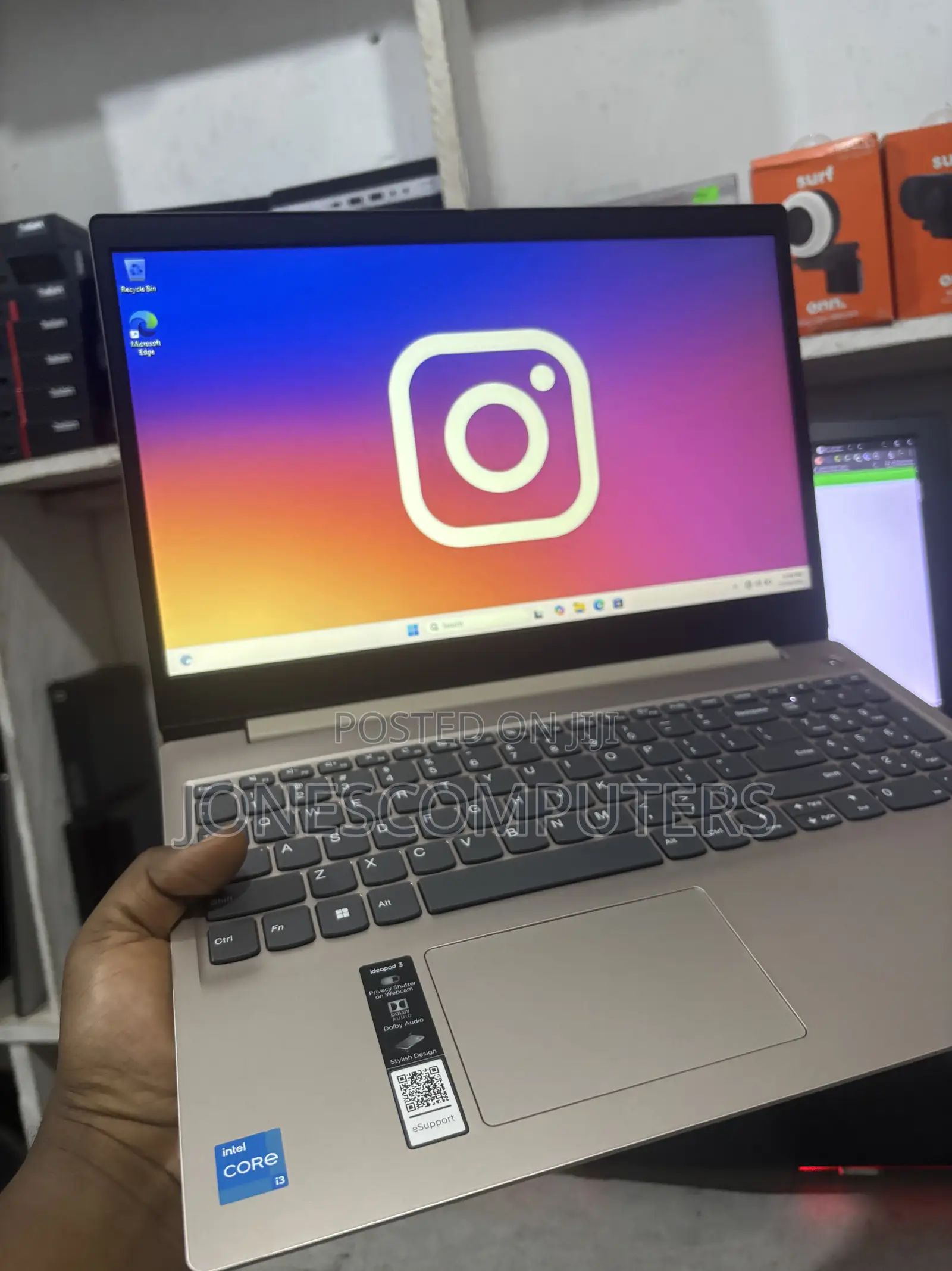 Laptop Lenovo Ideapad 3 8GB Intel Core i3 SSD 256GB