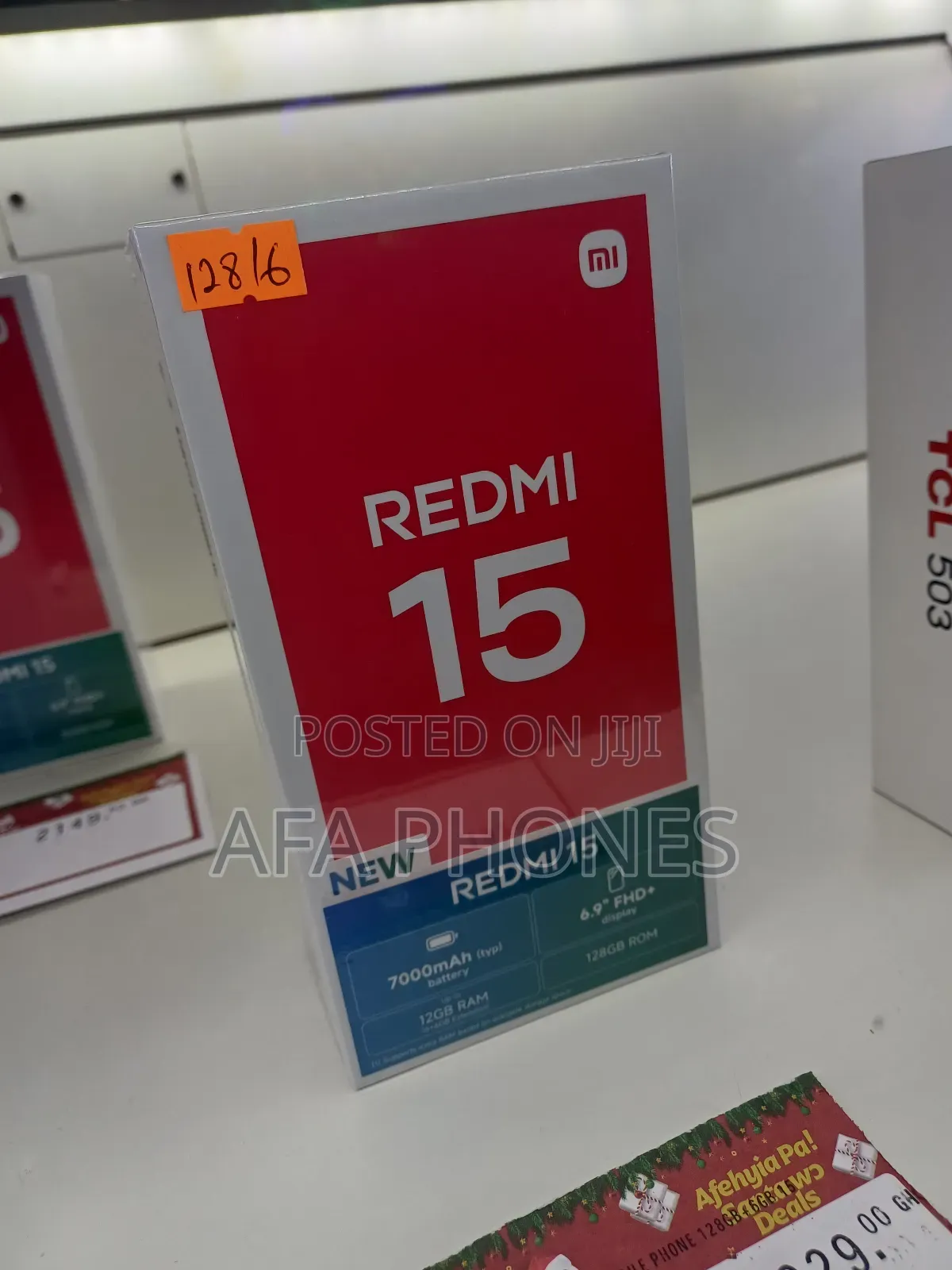 New Xiaomi Redmi 15 128 GB Black