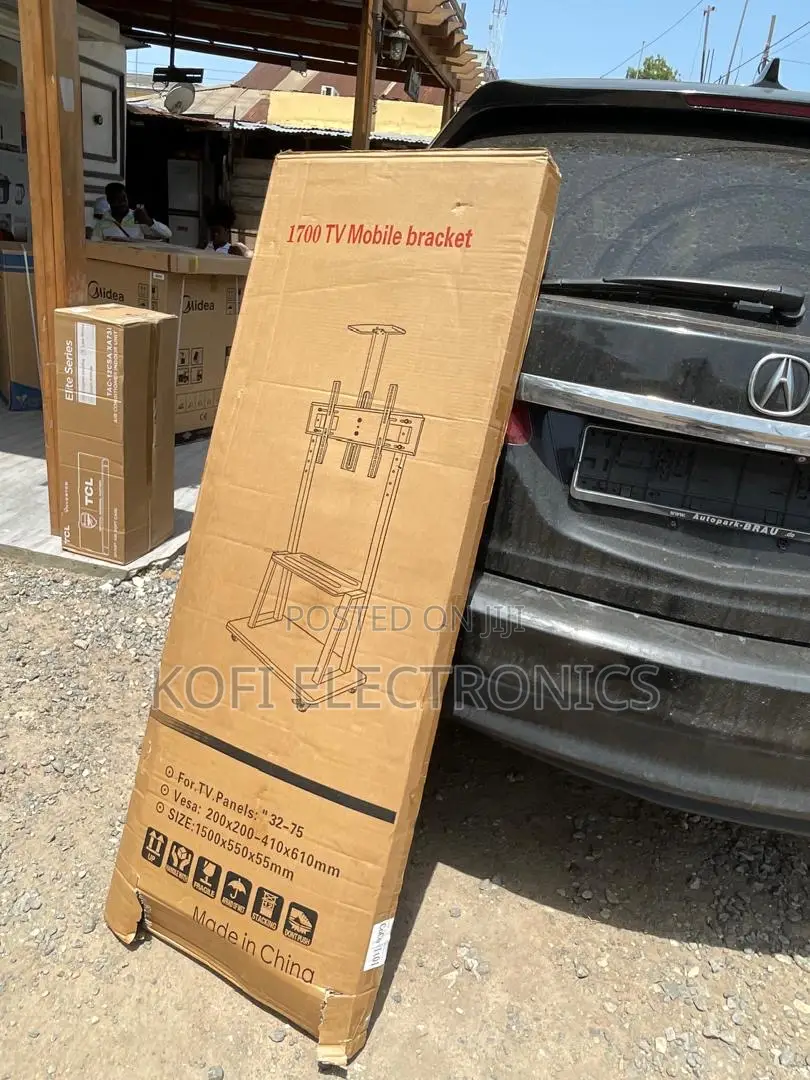 1700 Modern Rolling Tv Stand Secure Practical