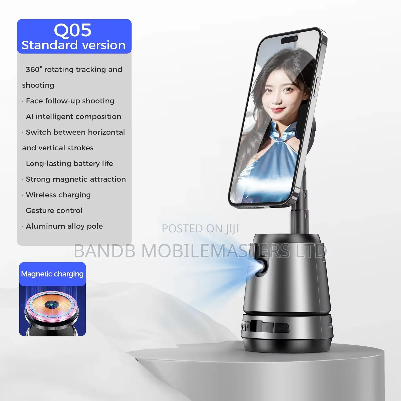 Magnetic Charging Facial Tracking