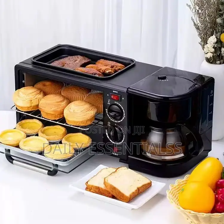 Silver Crest 3-in-1 Breakfast Maker With Oven Coffee Pot