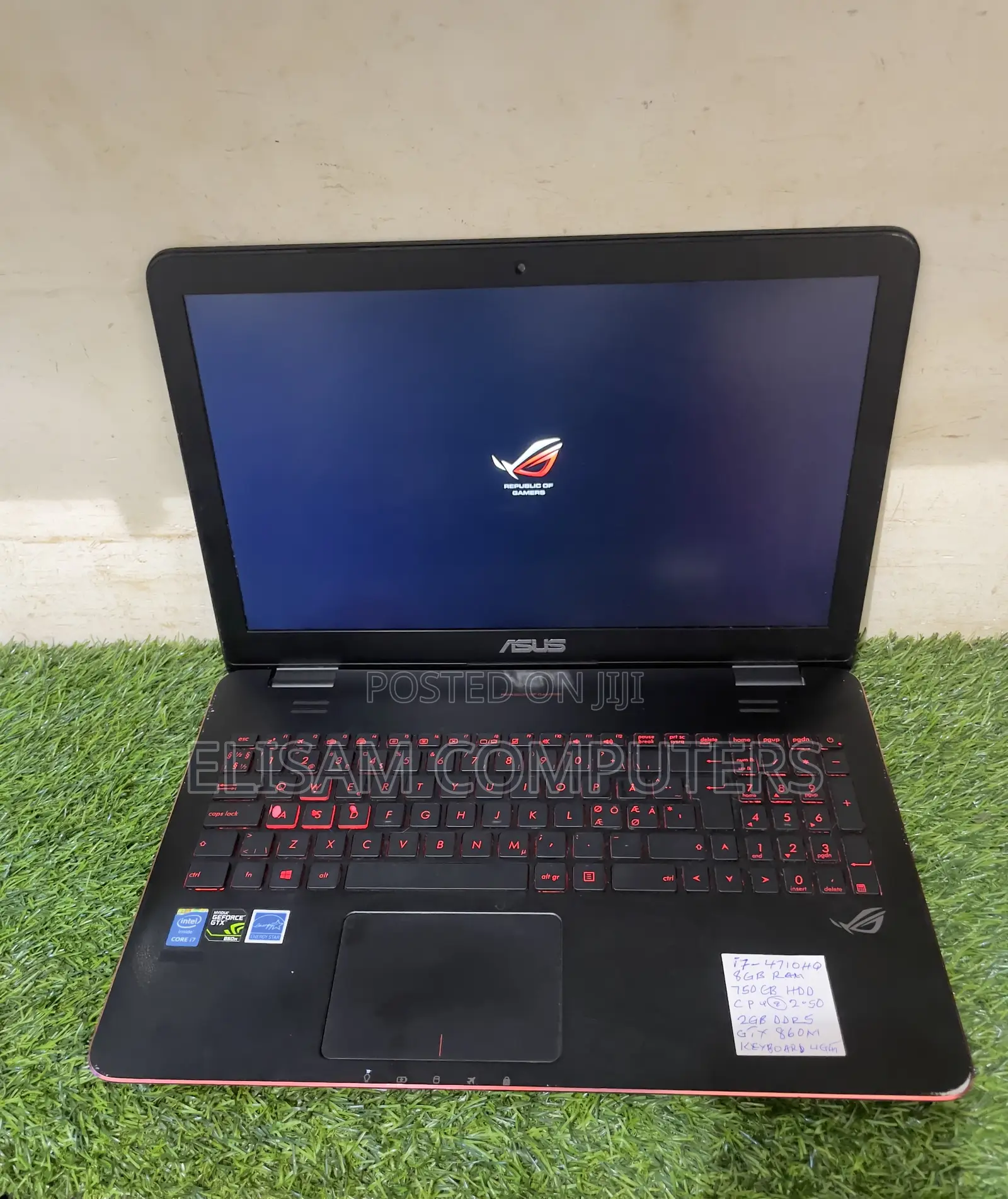 Laptop Asus G551JK 8GB Intel Core i7 SSD 256GB