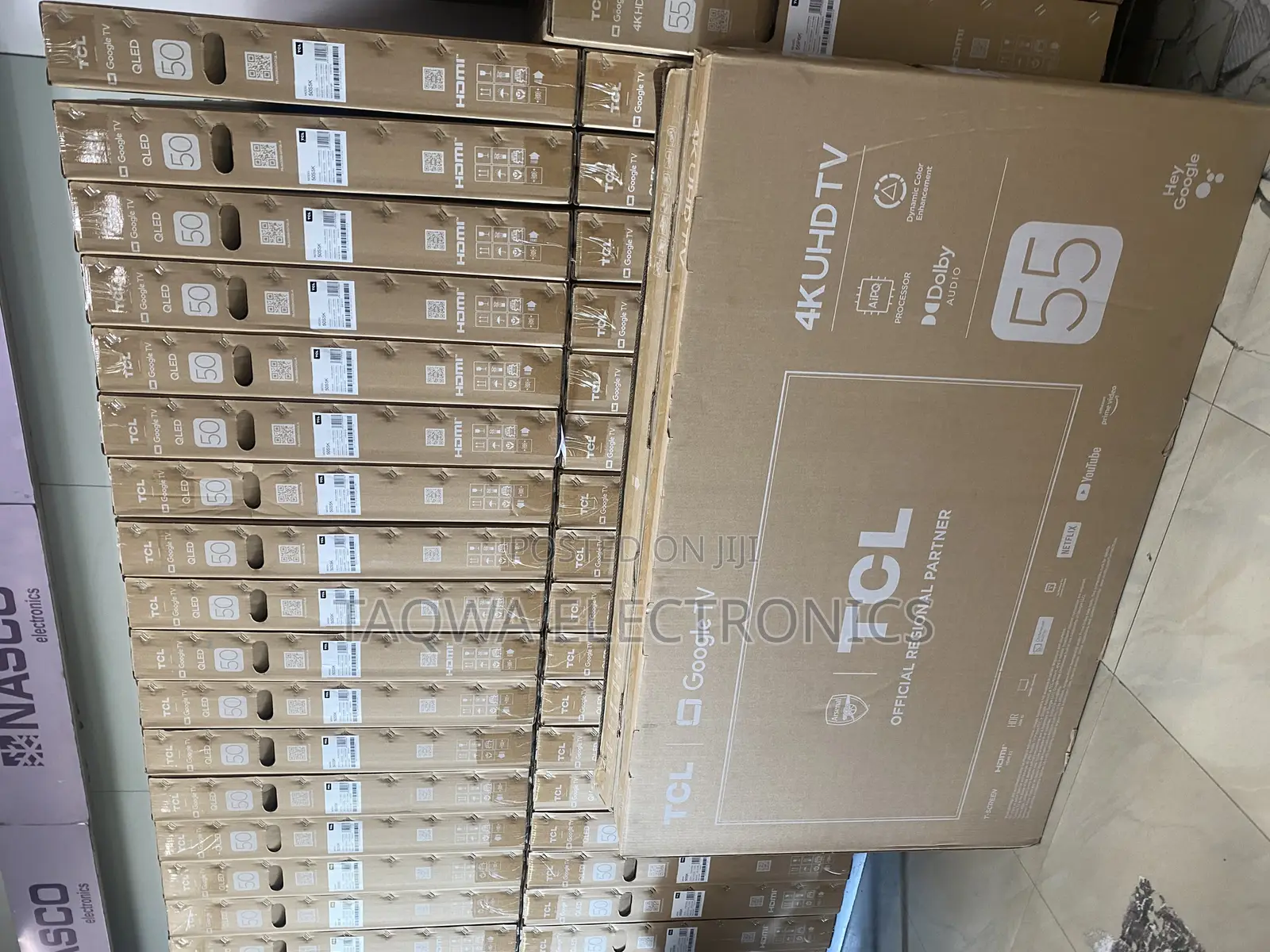 P6k Series TCL 55- Inches Smart Android Tv