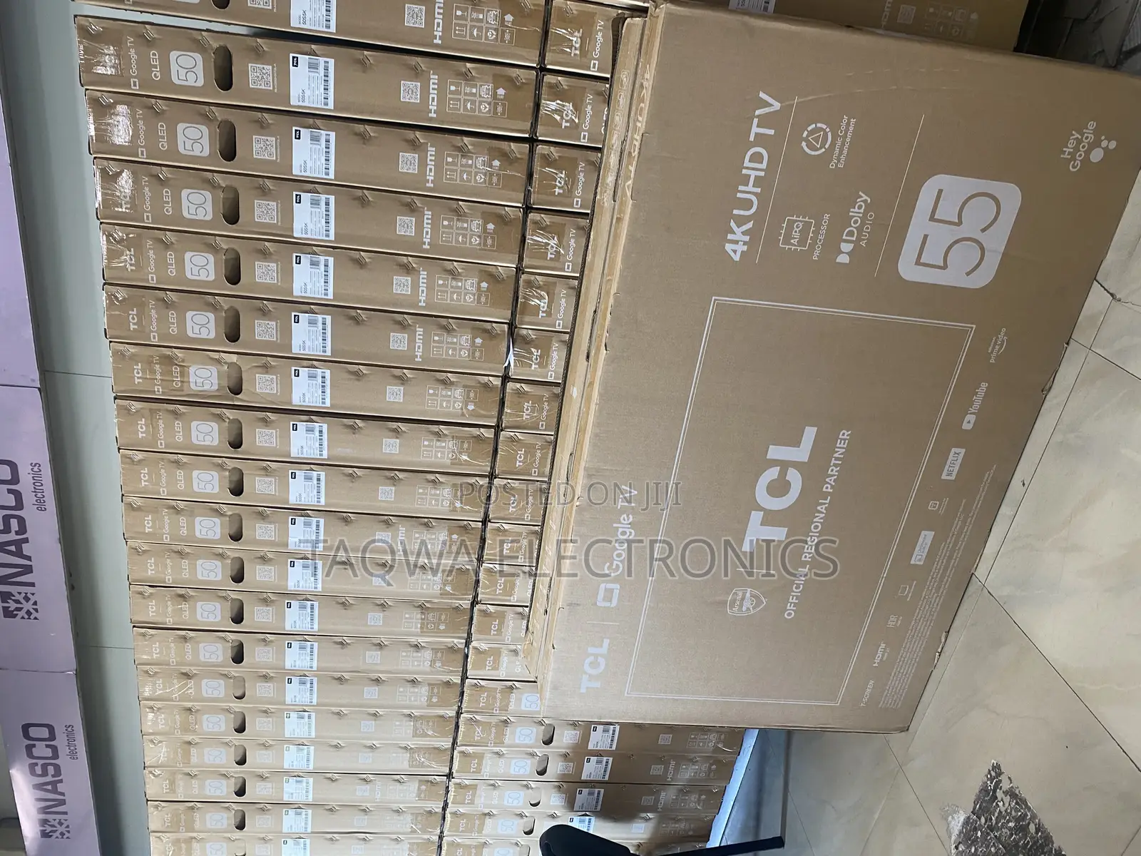 55p6k/. TCL 55_inch Smart Bezeless Slim Google Tv