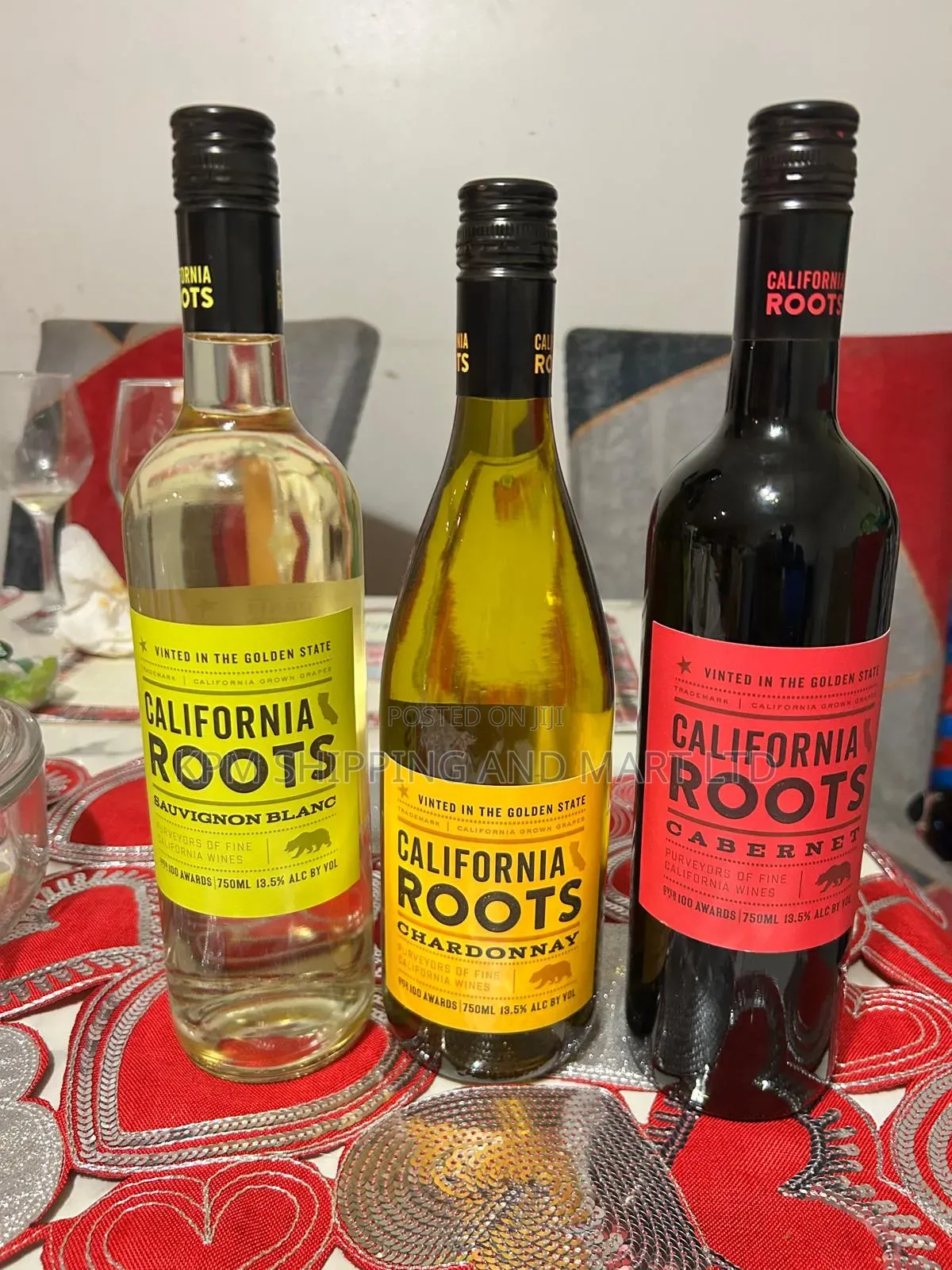 California Roots Wine 750ml(Usa All Flavors)