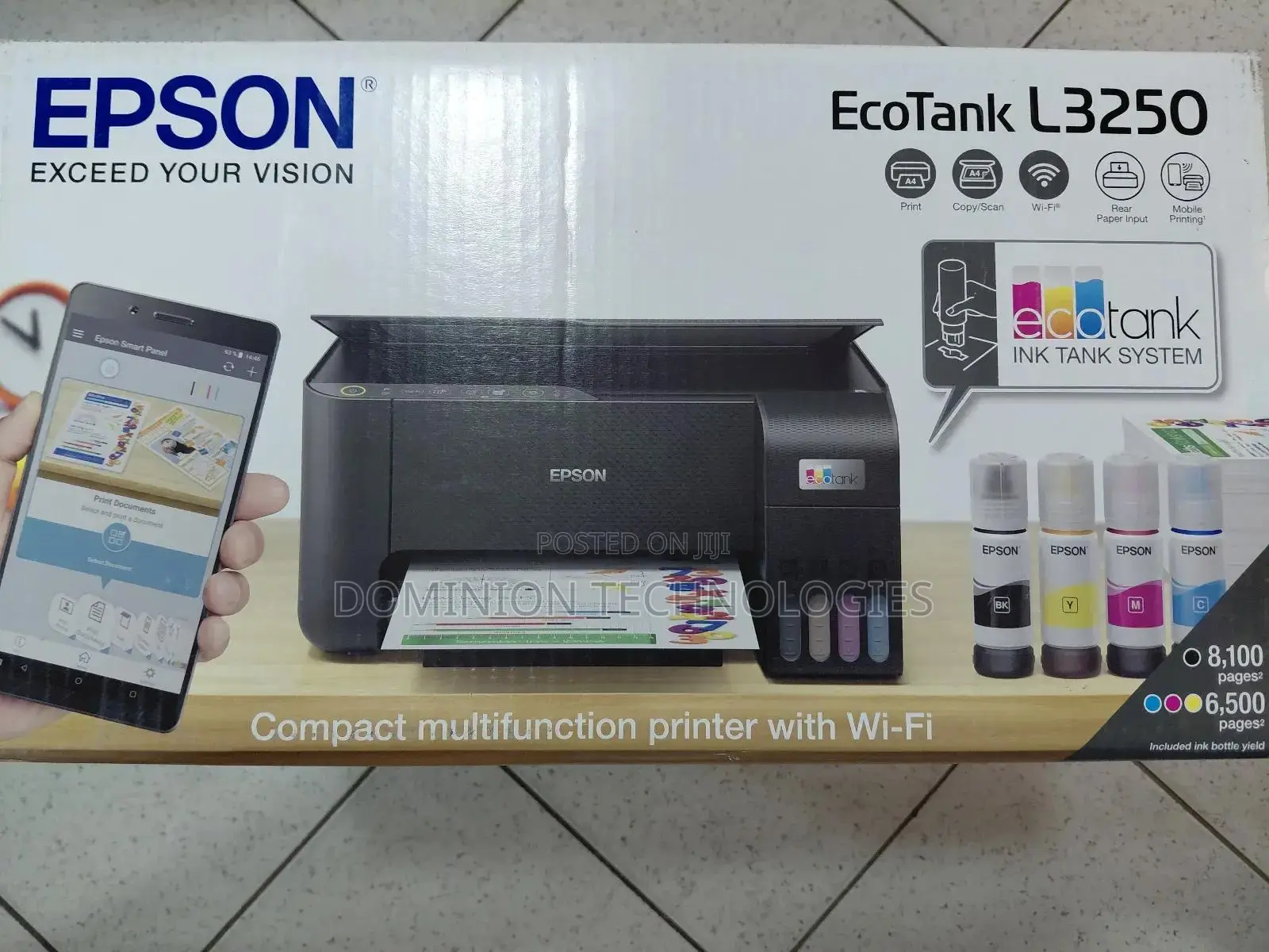 Epson Ecotank L3250 Wi-fi All-in-one Ink Printer