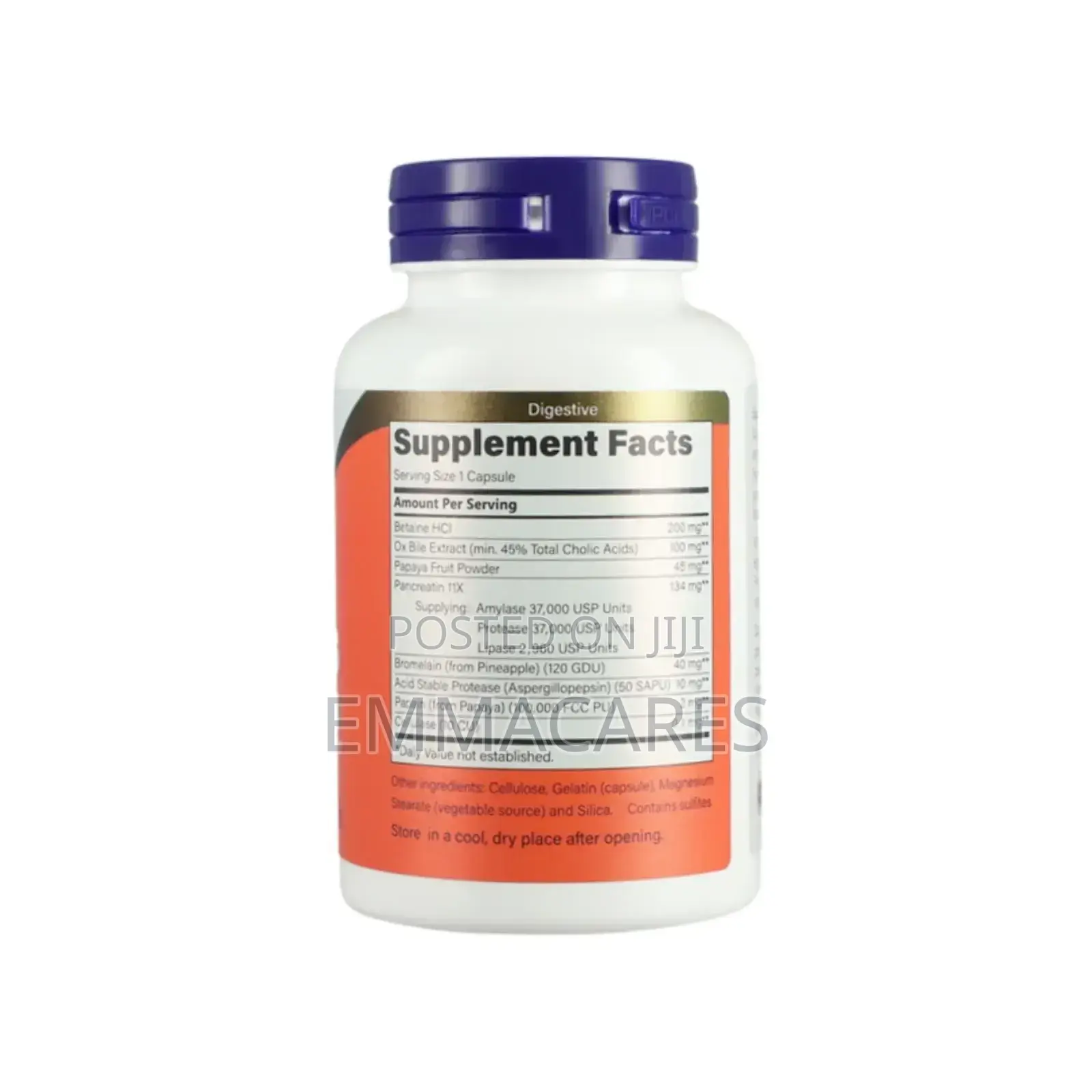 Betaine Hcl, Ox Bile Digestive Enzymes