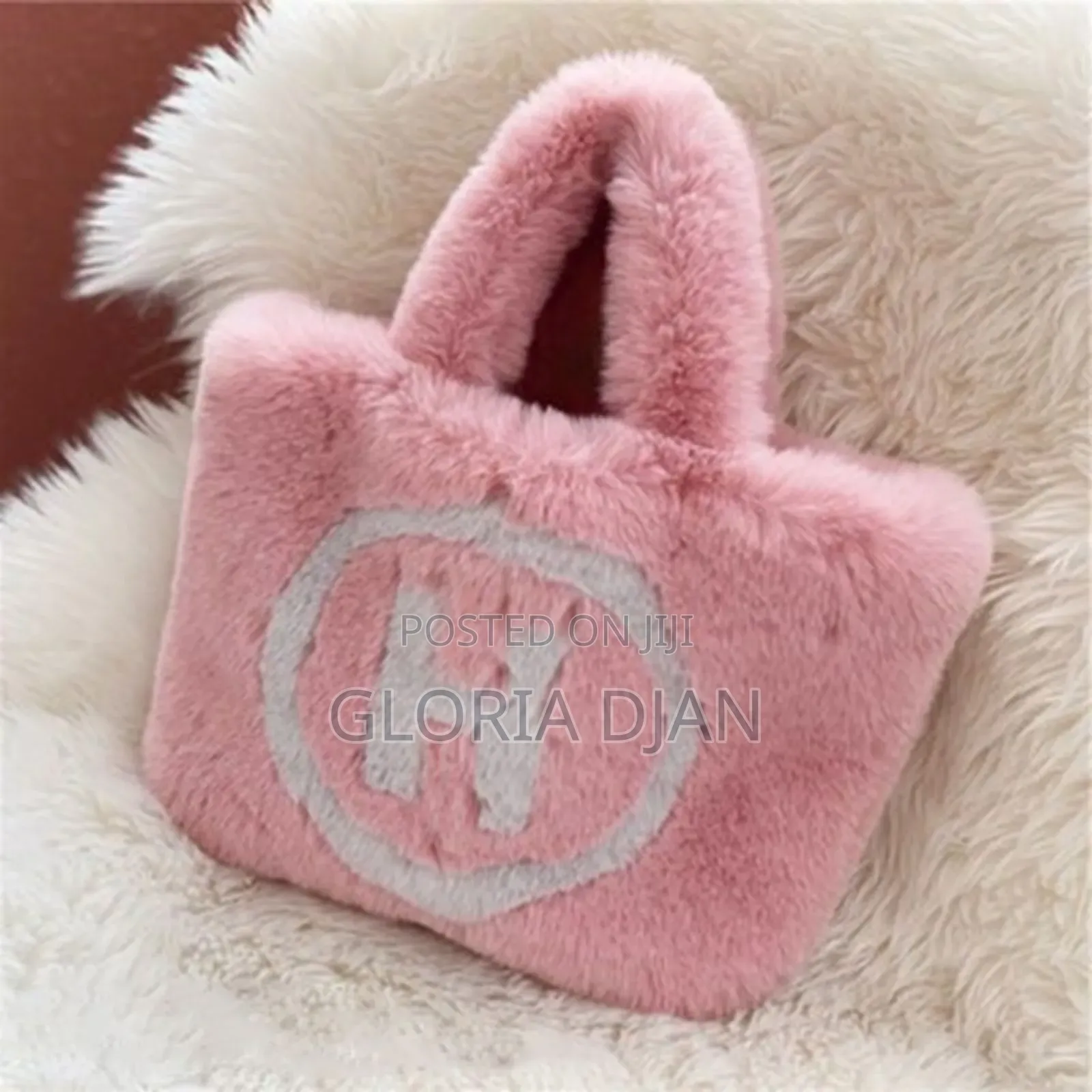 H Fluffy Tote Bag