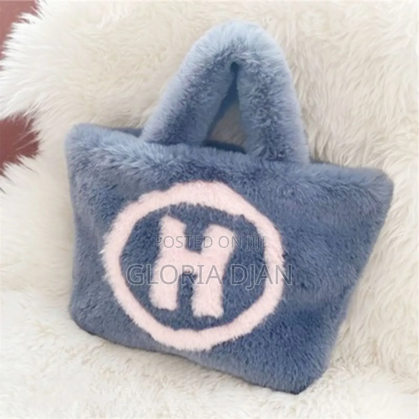 H Fluffy Tote Bag
