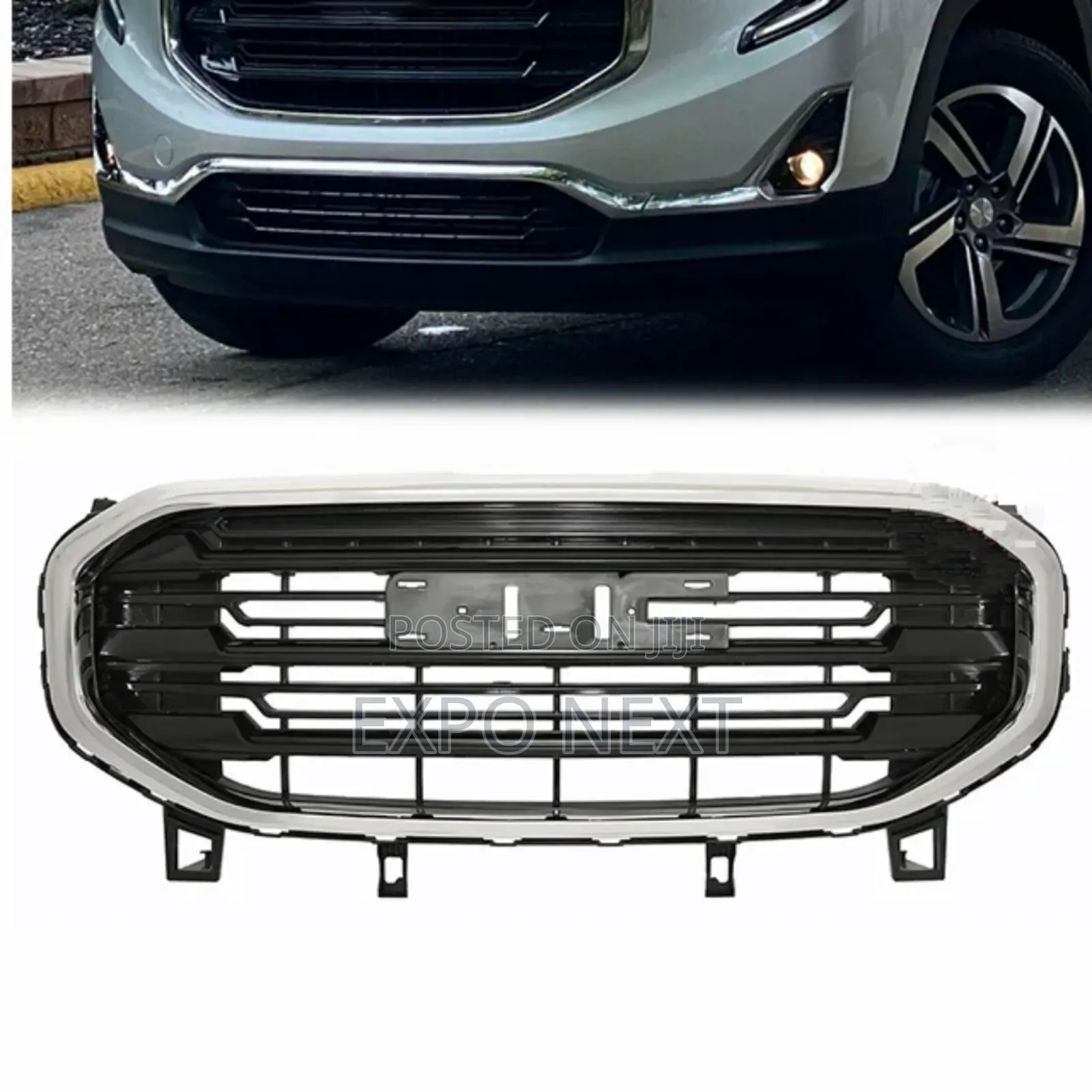 Gmc Terrain 2018-2021 Front Grille Black With Chrome Trim