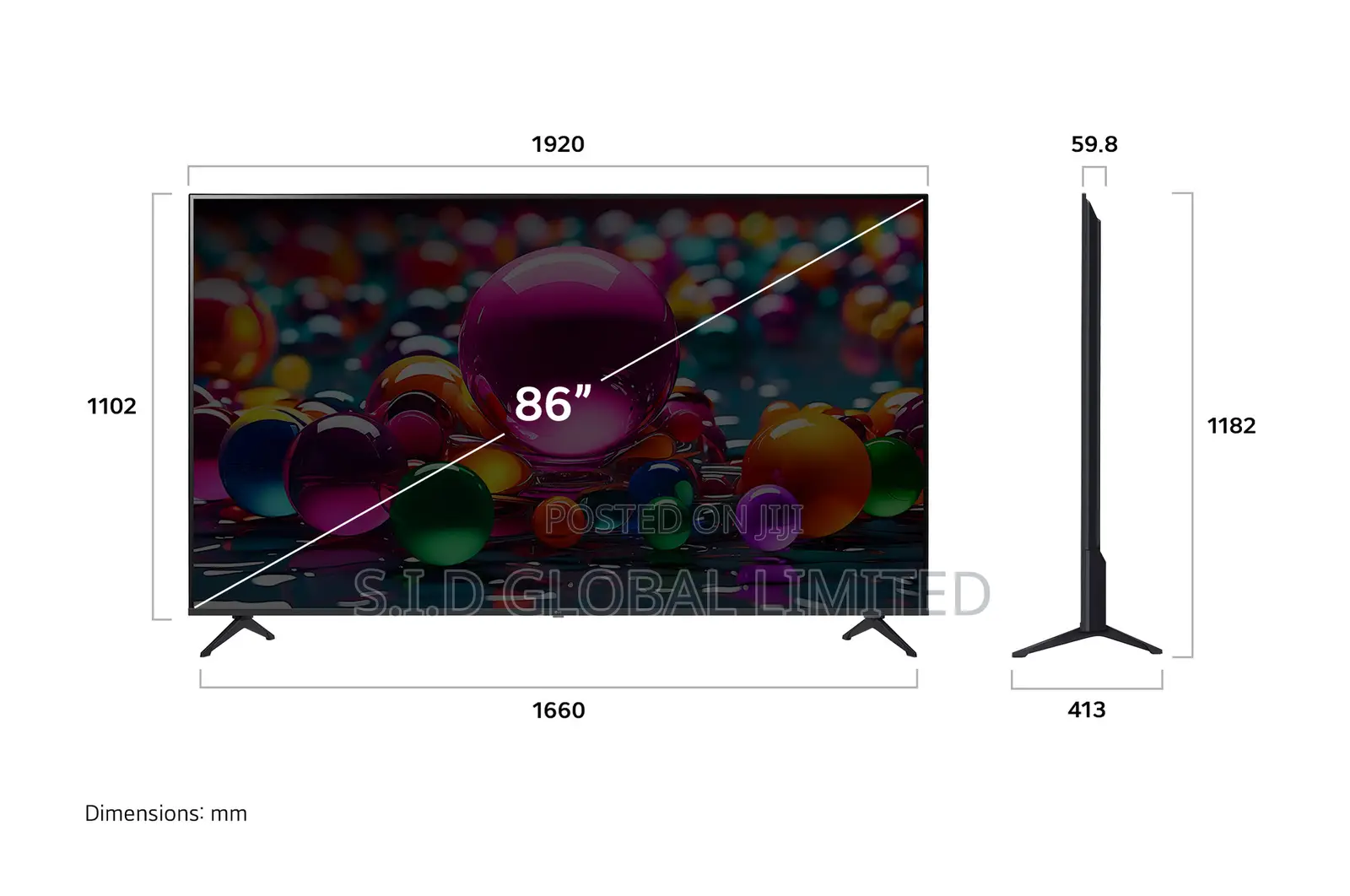 Lg 86" Ua85 4k Smart Tv