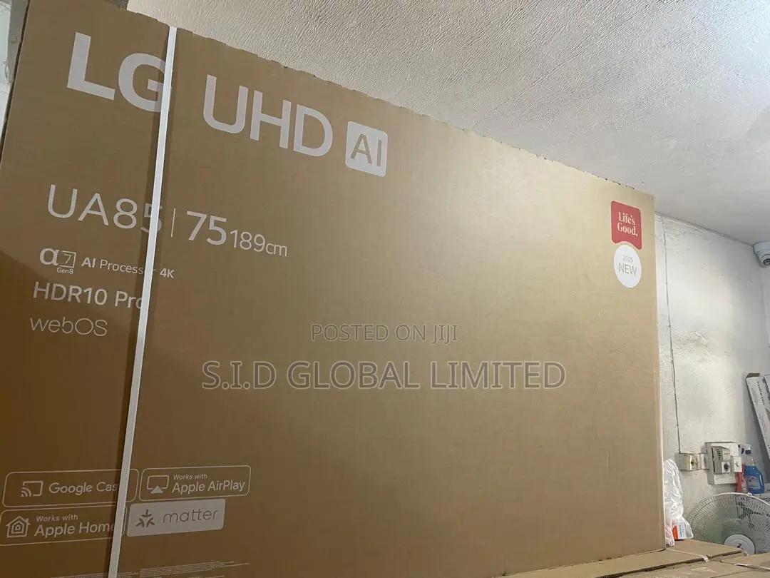 Lg Tv Uhd 75 Inch Ua85 Smart Ai Magic Remote Webos25 2025