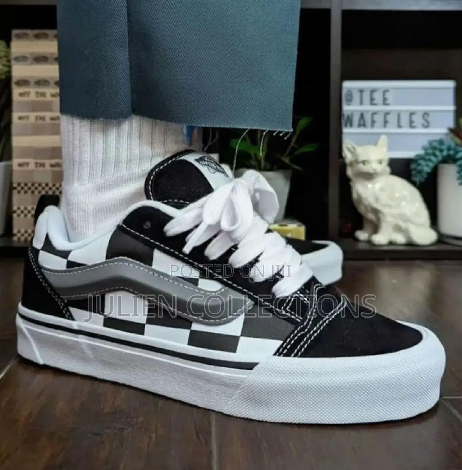 New Skull Vans Og Blackwhite