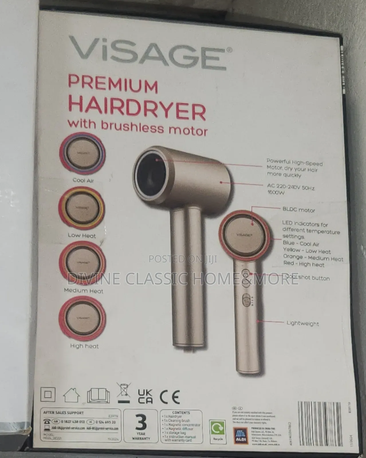 Visage Premium Hair Dryer With Brushless Motor