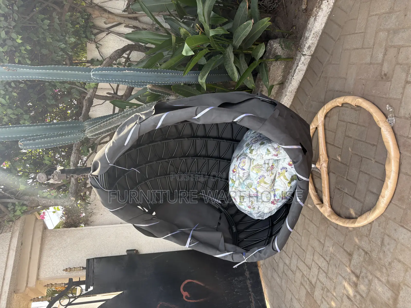 Rattan Oval Swing