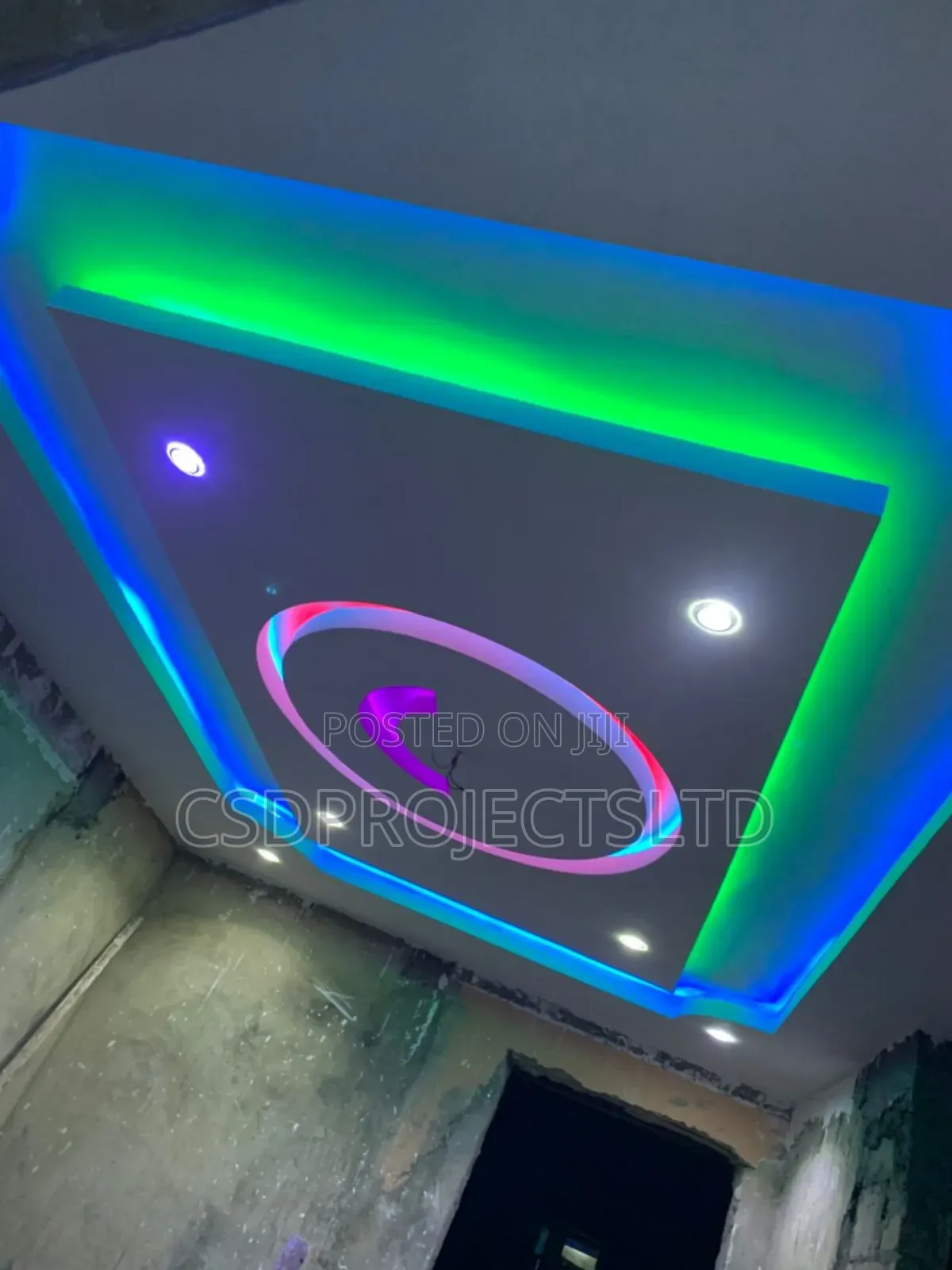 Pop Ceiling Painting,Wall Skimming,Tv Stand Design