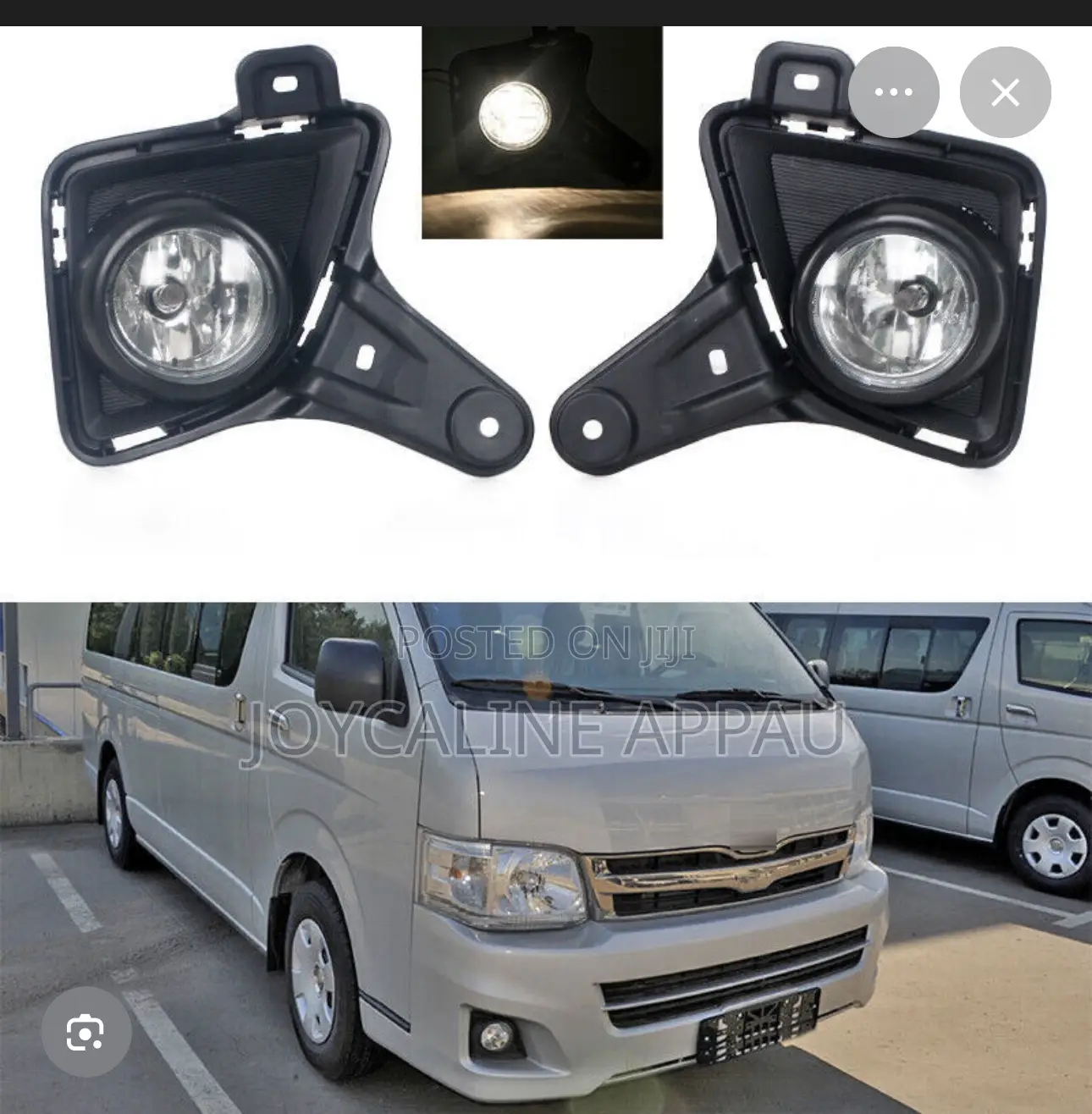 Toyota Hiace 2011 to 2013 Fog Light With Bulb and Cable