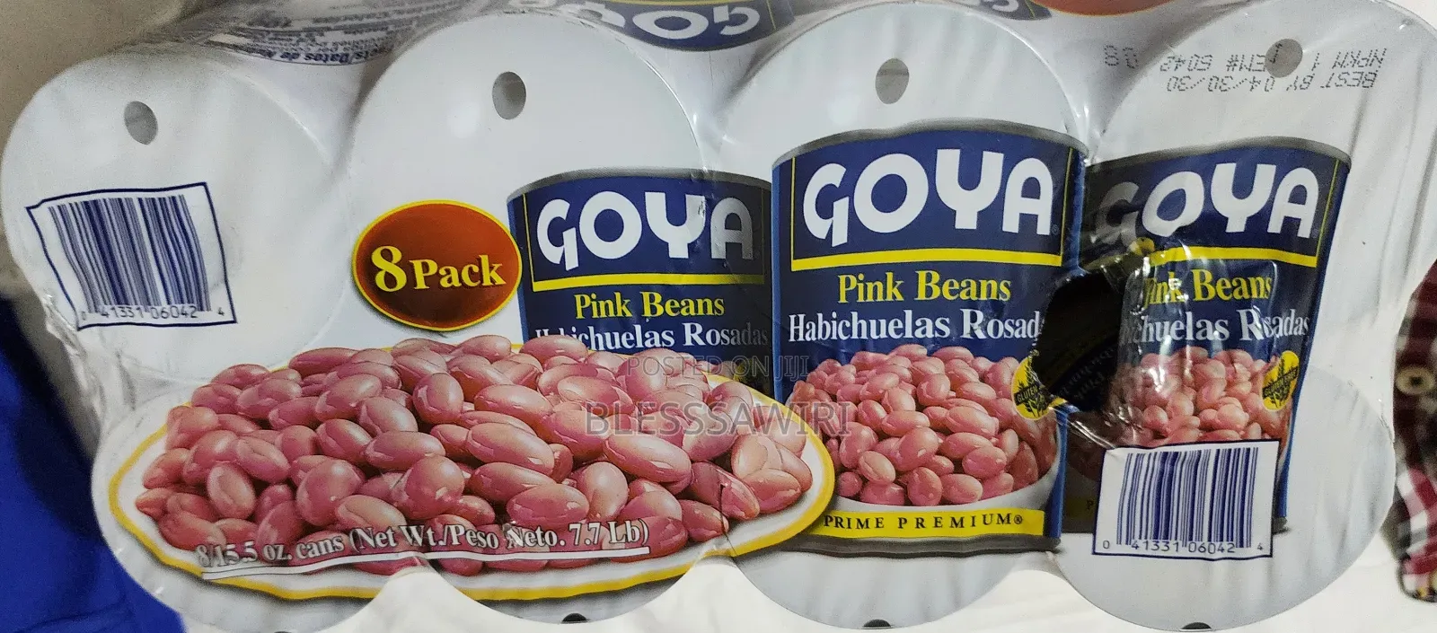 Goya Pink Beans, 15.5 Ounce (Pack of 8)
