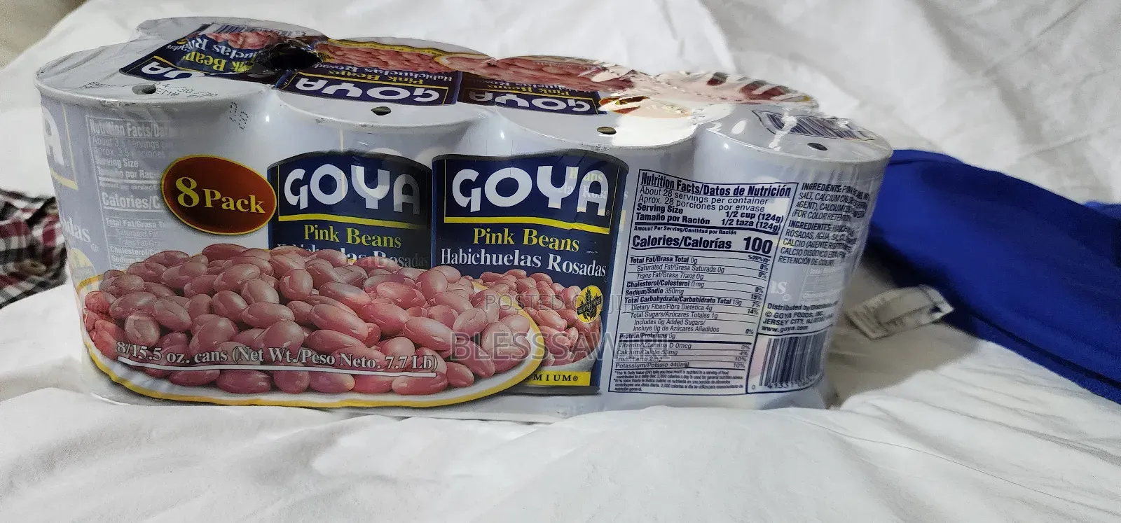 Goya Pink Beans, 15.5 Ounce (Pack of 8)