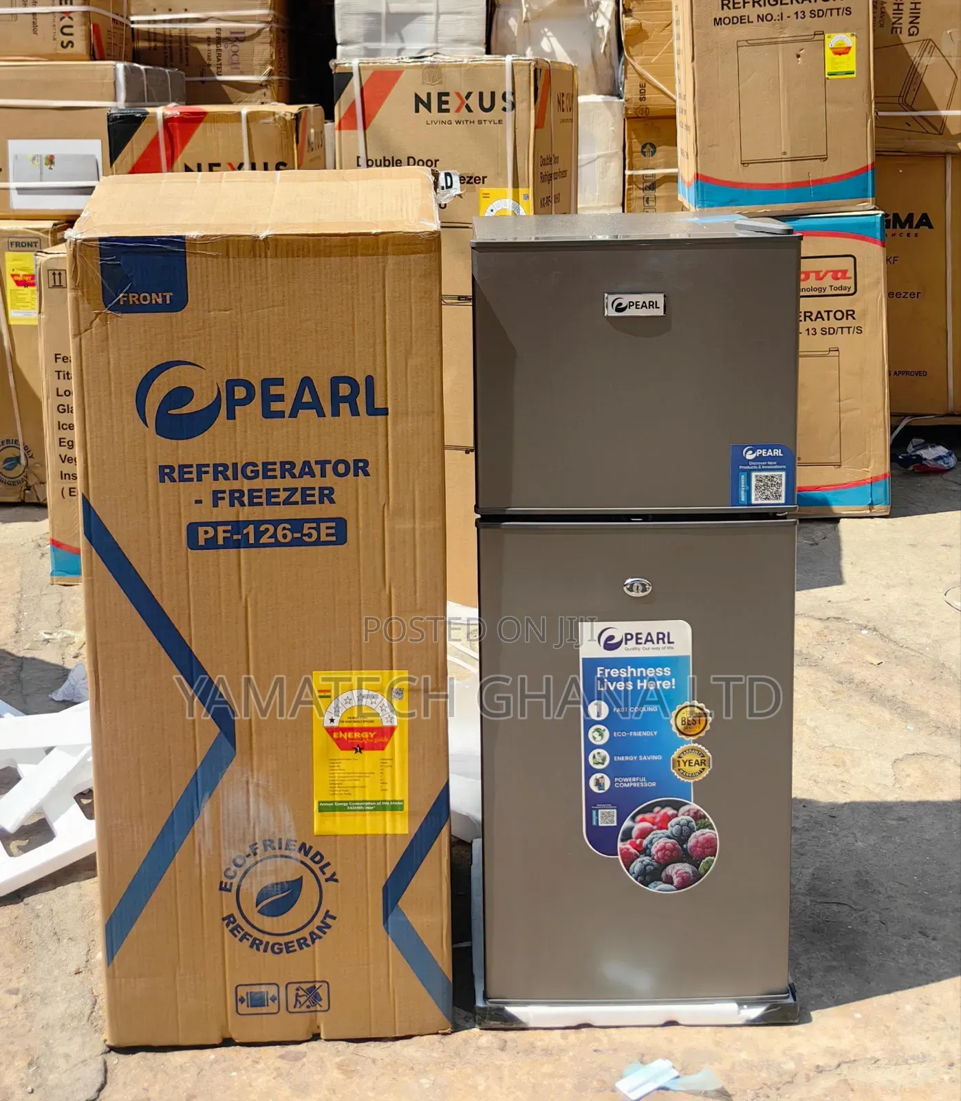 Best Quality Pearl 80 Litre Double Door Refrigerator With Top Freezer