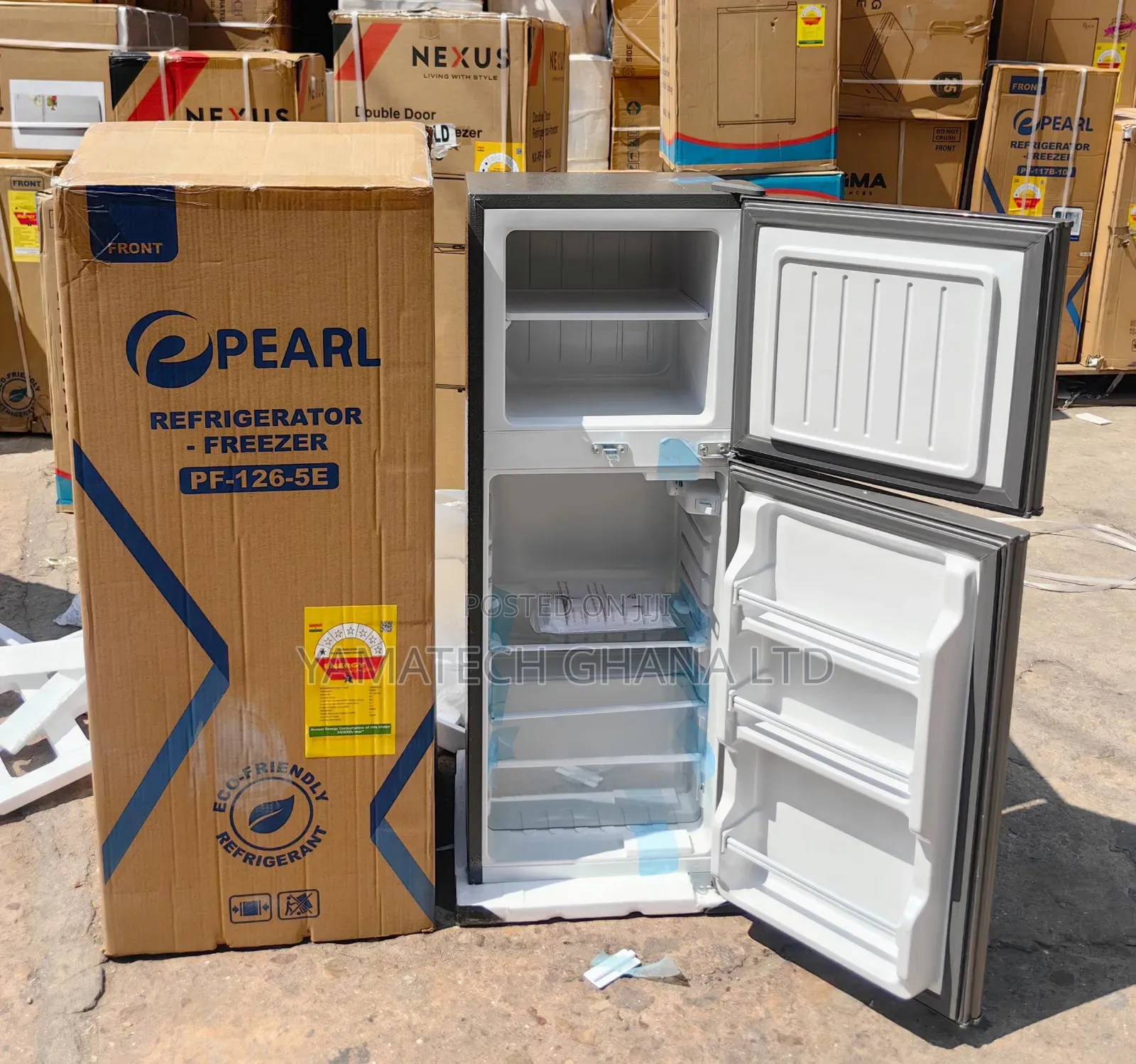 Best Quality Pearl 80 Litre Double Door Refrigerator With Top Freezer