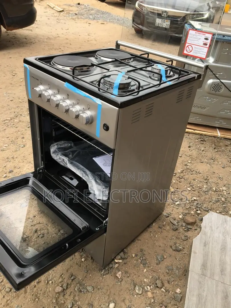 4-Burner Gas + Electric Cooker Modern Kitchen Essential