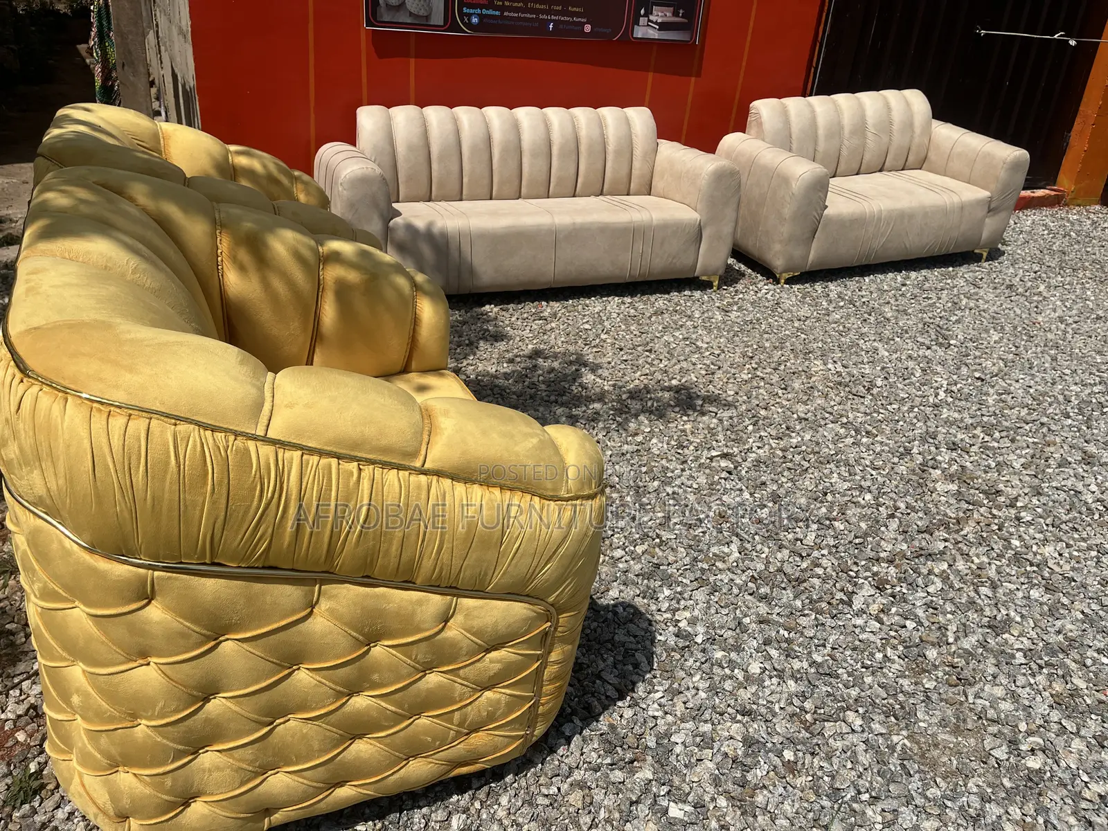 Set of Sofas From Our Factory
