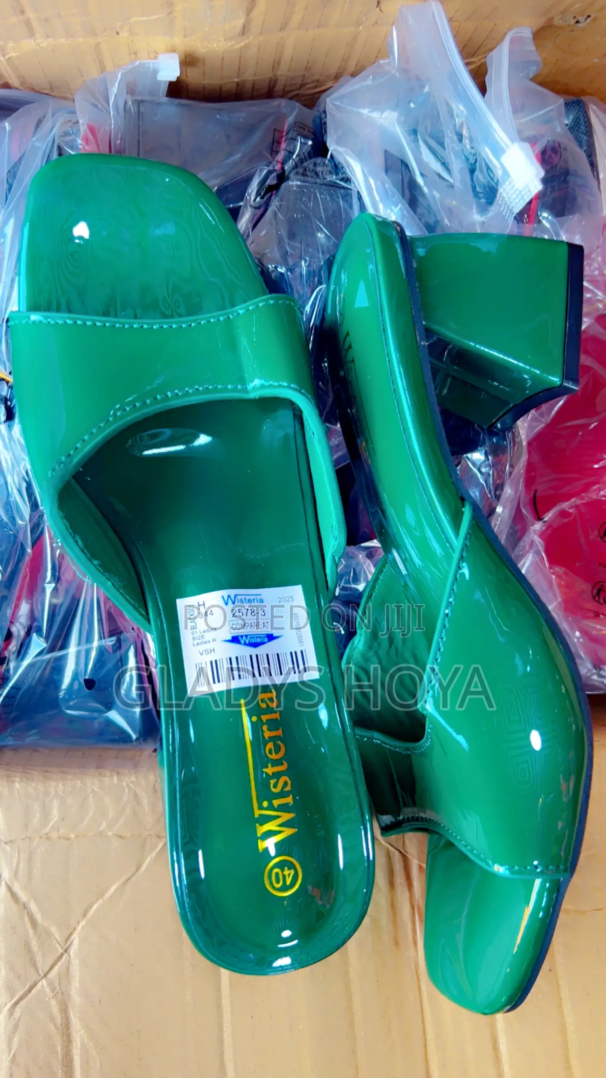Block Slippers Heels