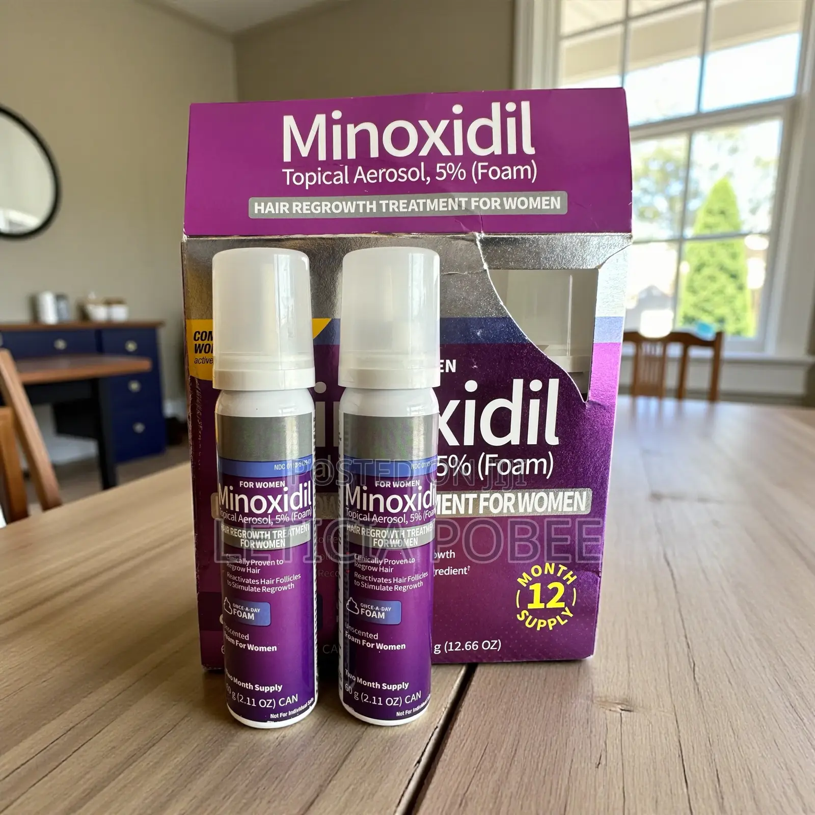 Kirkland 5% Minoxidil Foam for Women – Stop Hair Thinning