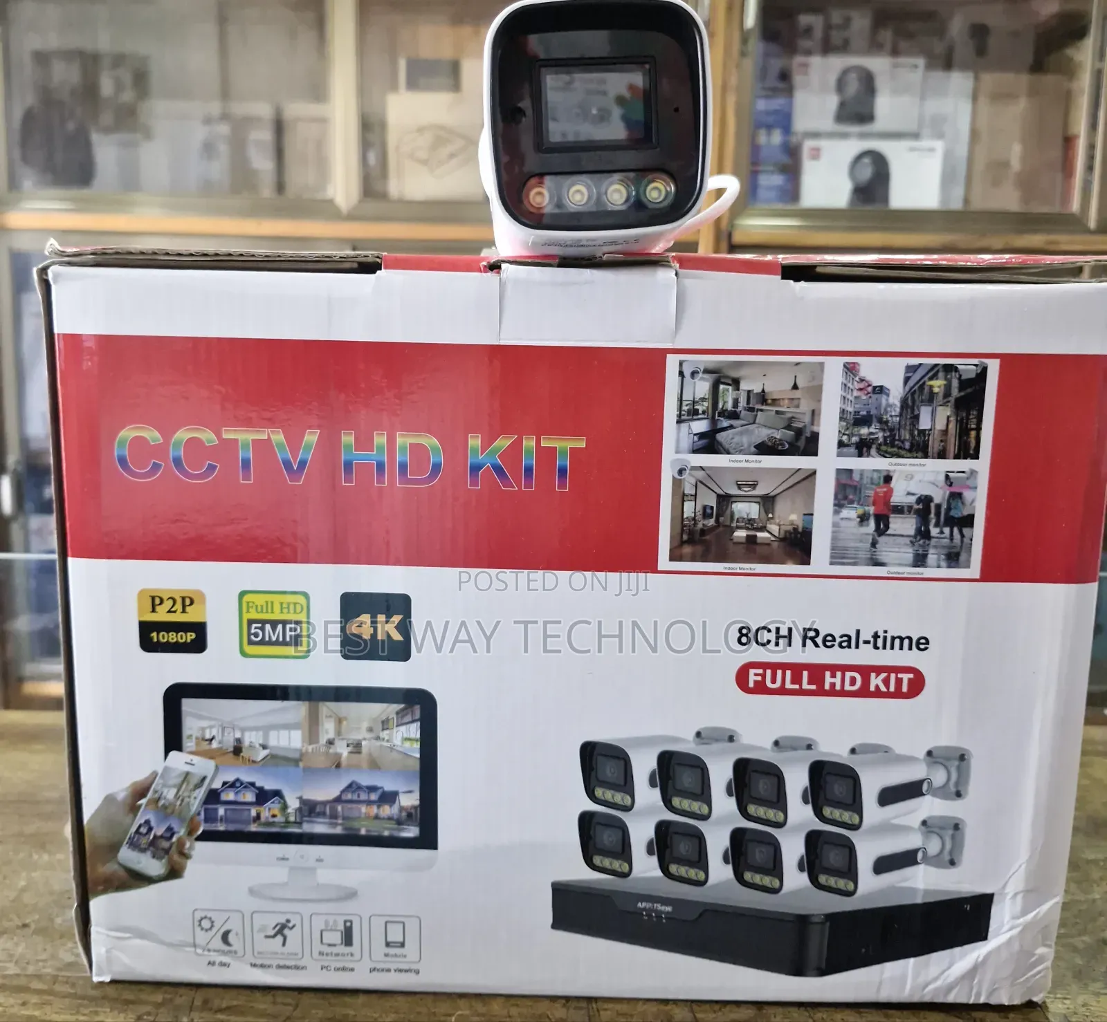 8ch Kit 5mp Full Colour With Voice