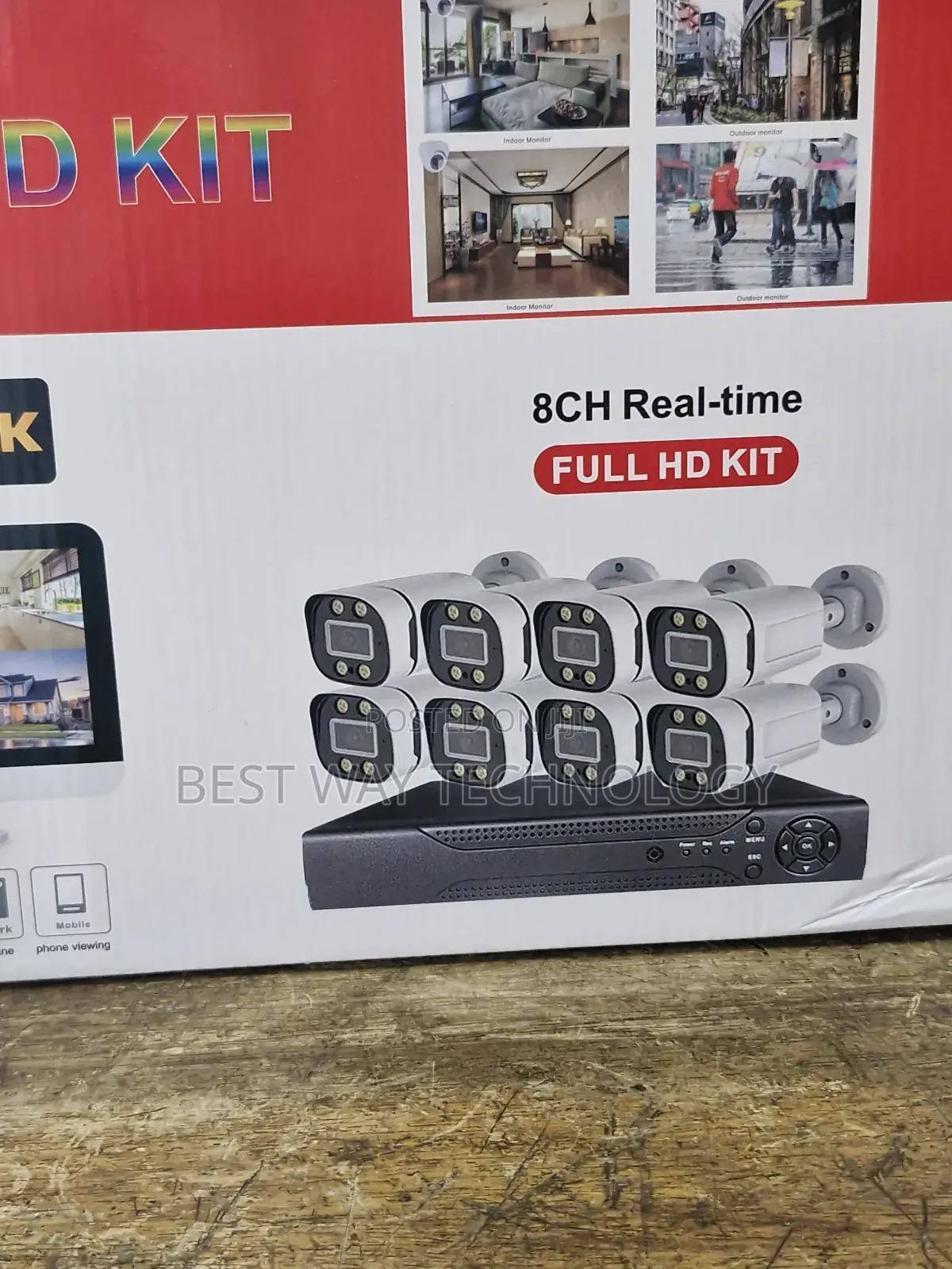 8ch Kit 5mp Full Colour With Voice