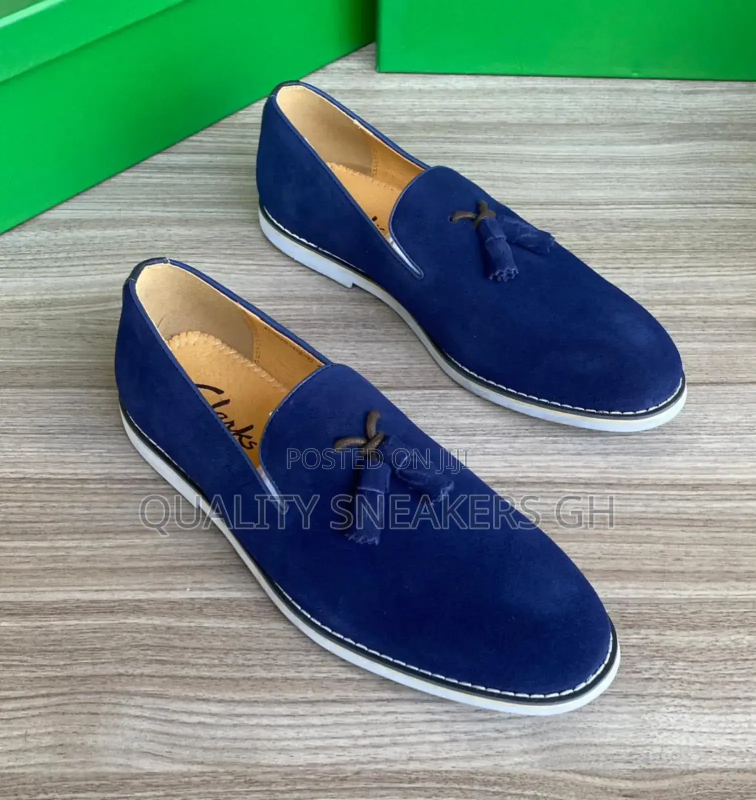 Loafers Blue Black Clarks