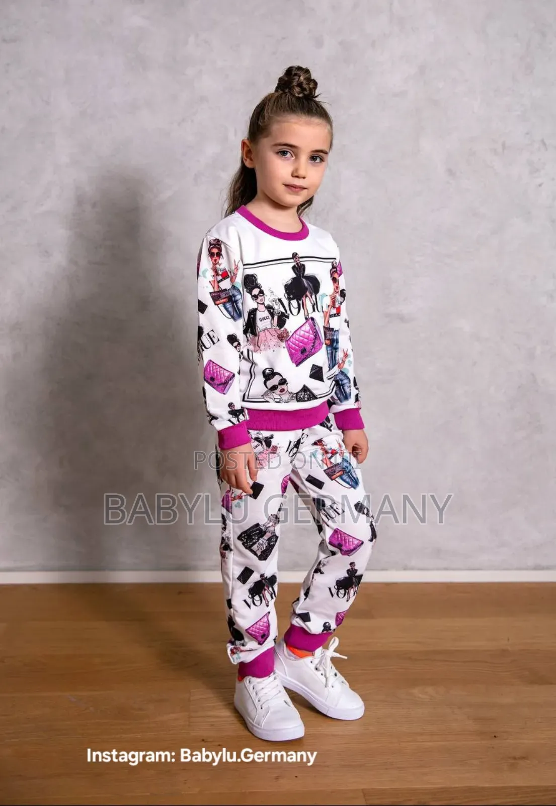 Turkey Imported Premium Jogger Set for Girls