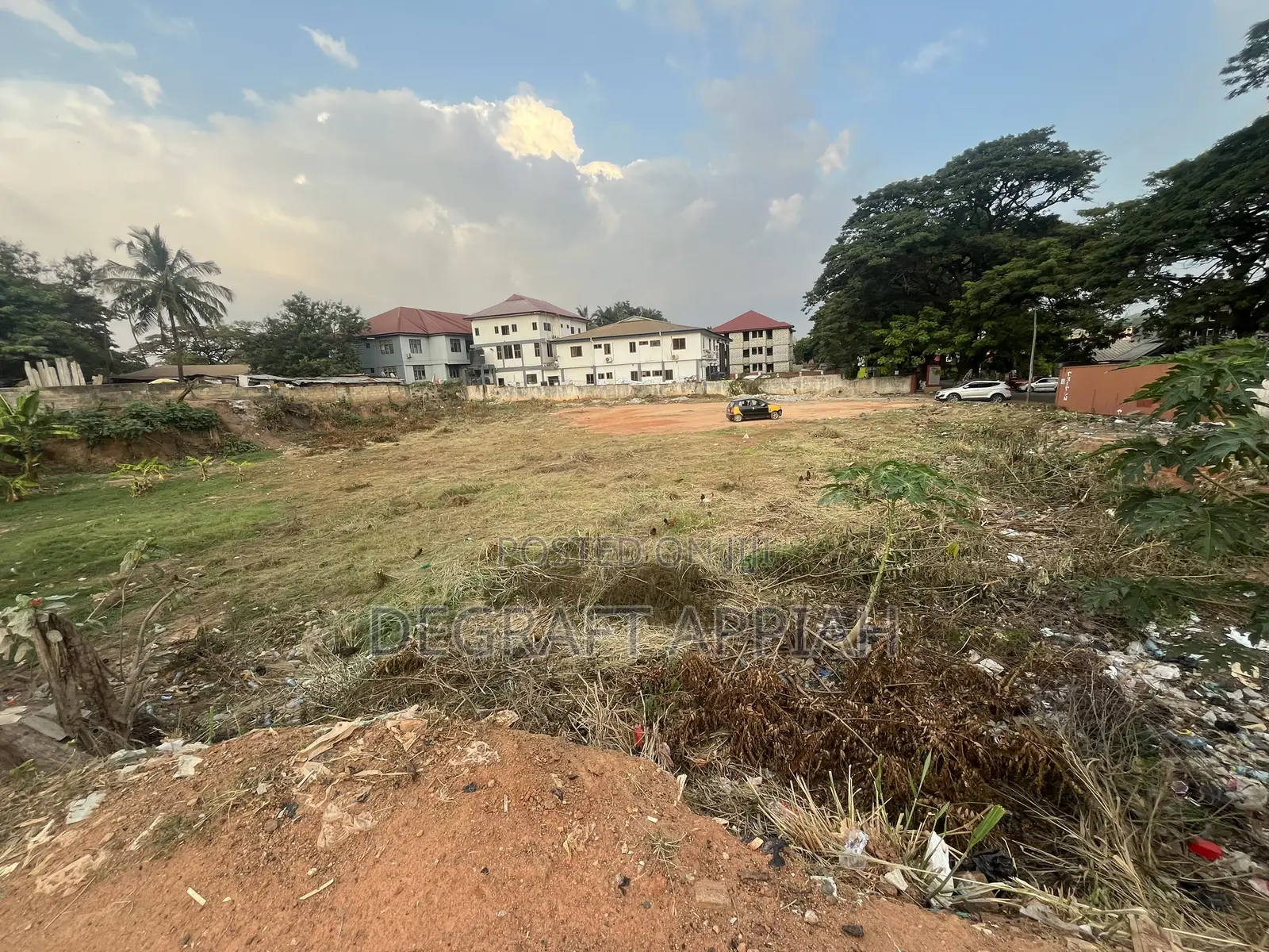 Main Road Double Plot for Sale at Asokwa