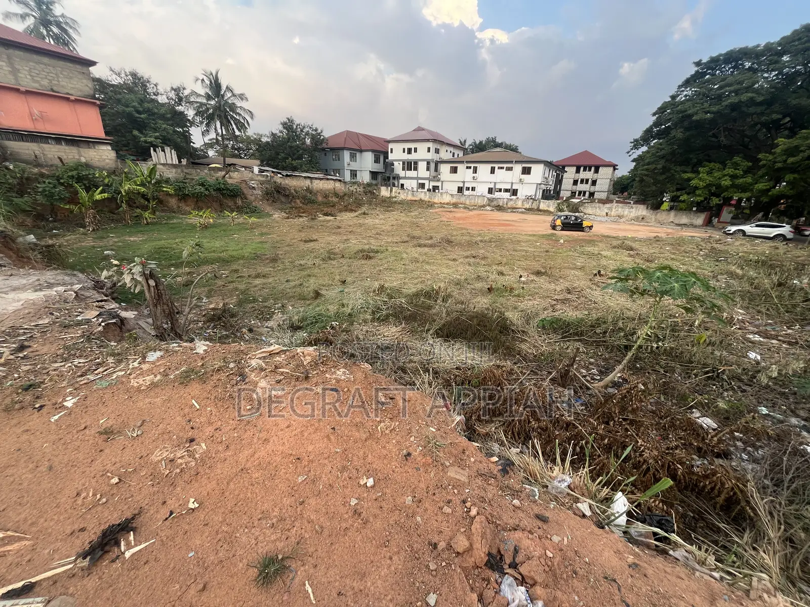 Main Road Double Plot for Sale at Asokwa
