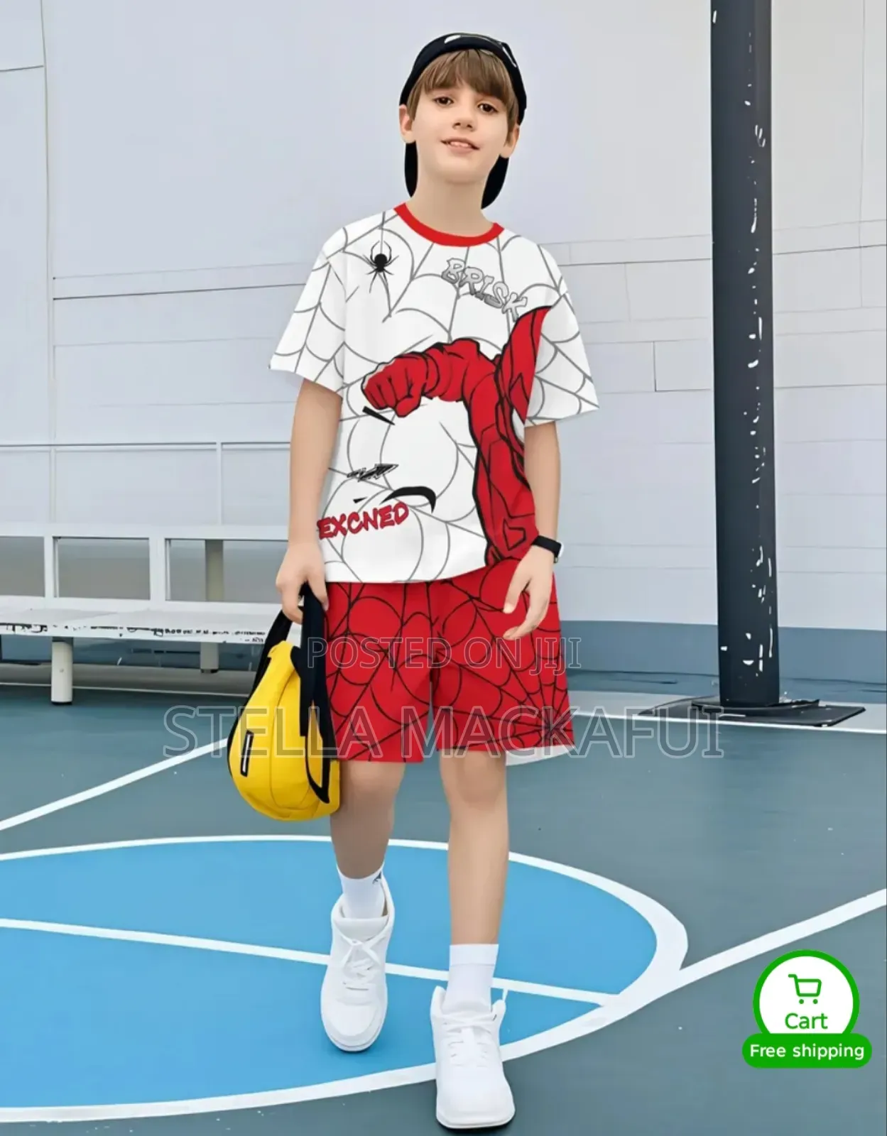 Spiderman Shirt With Short for 7yrs, 8yrs Only
