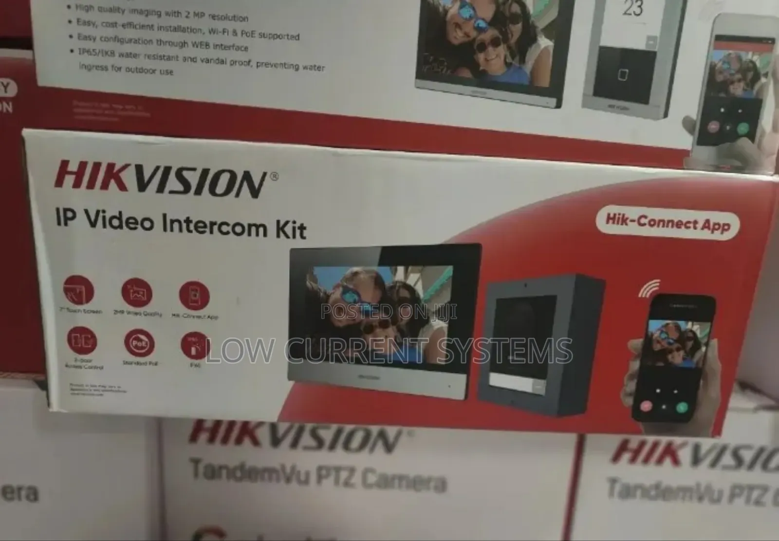 Hikvision Ip Video Intercom Wireless Wifi Doorbell 4 Port Switch App