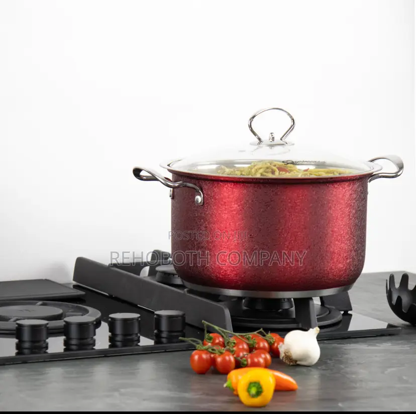 Epoque Stockpot Red 4pc Set