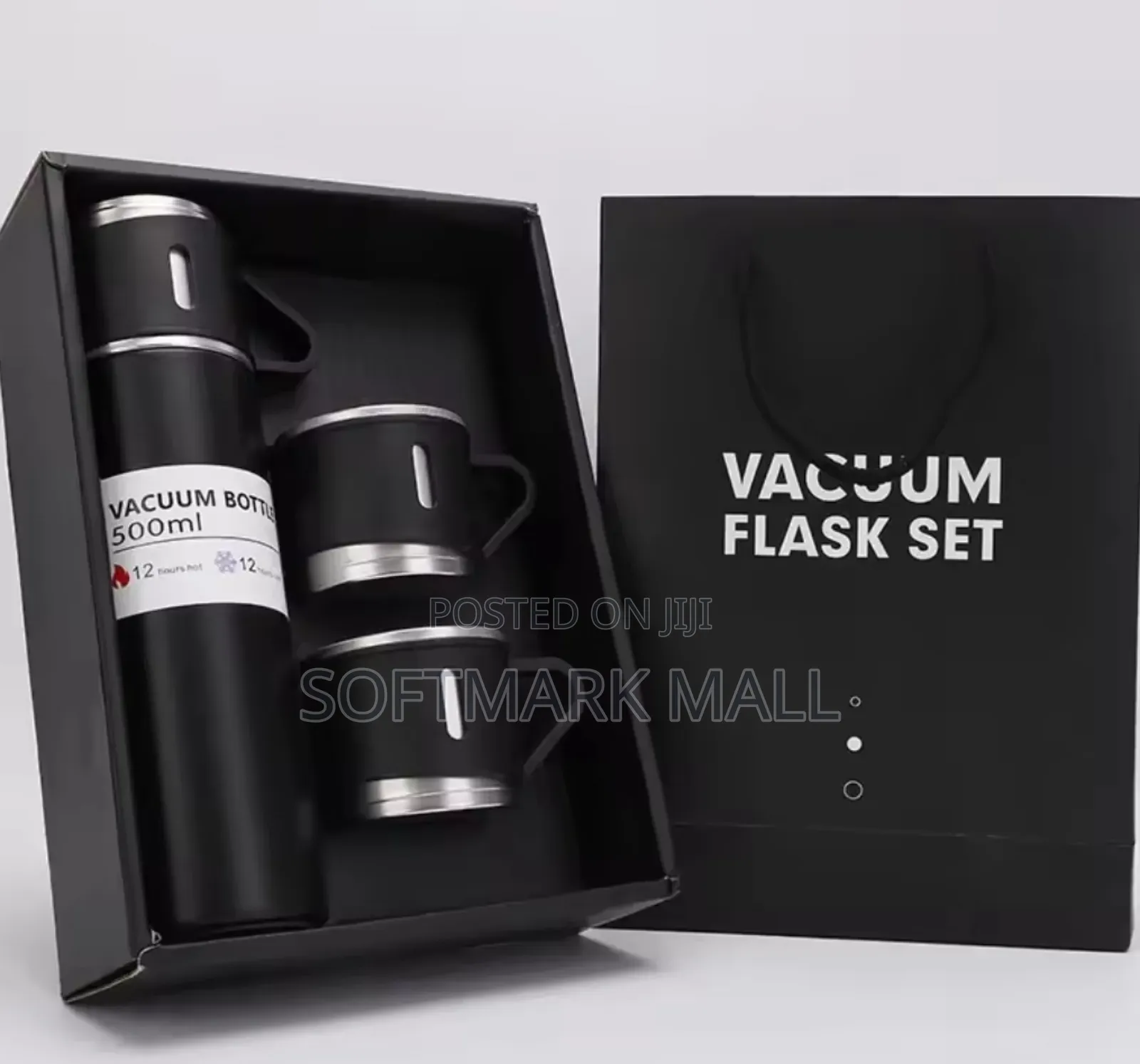 Thermal Flask With 2 Cups
