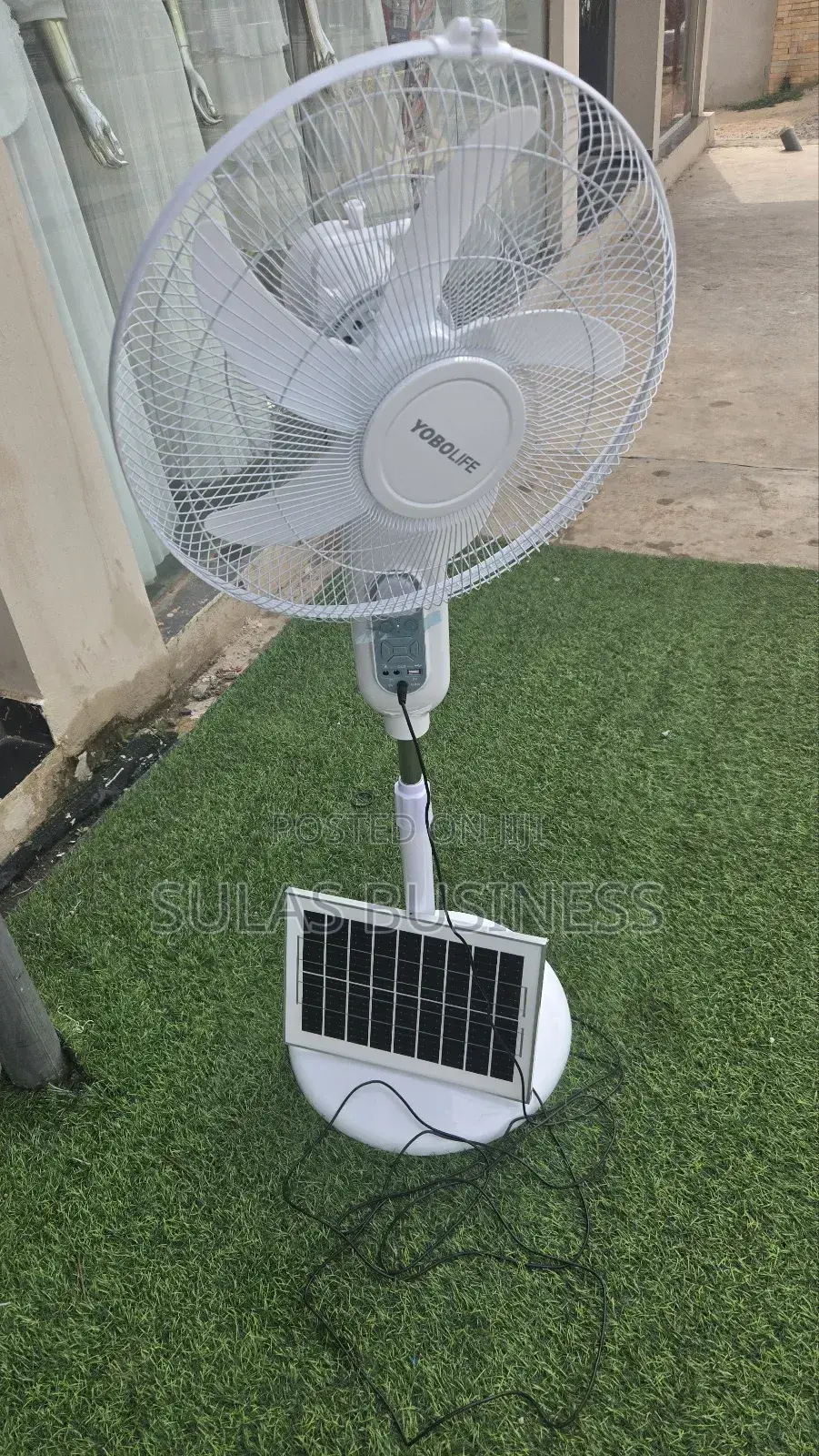 Solar Standing Fan