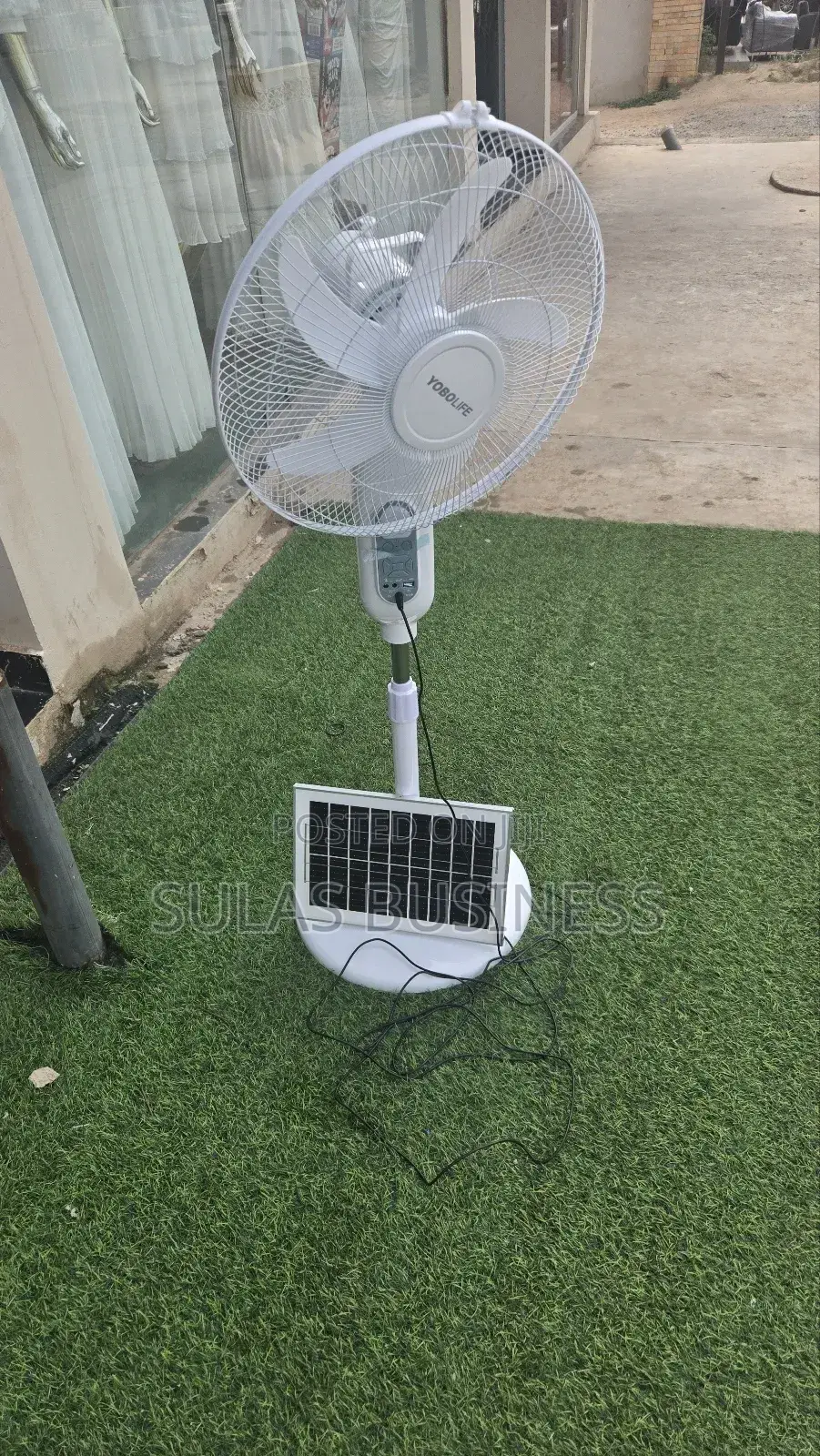 Solar Standing Fan
