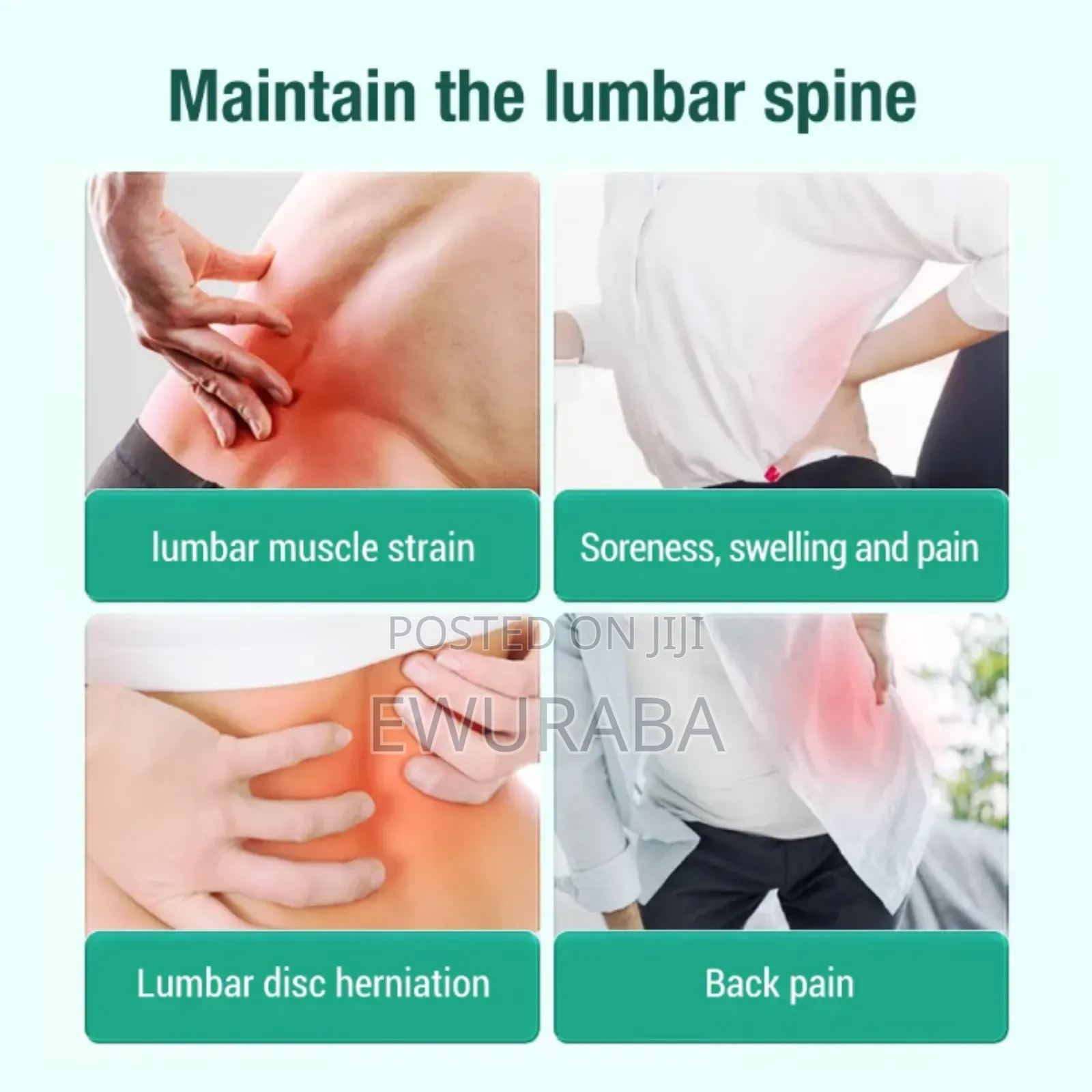 Lumber Spine Compressed Herbal Cooling Gel